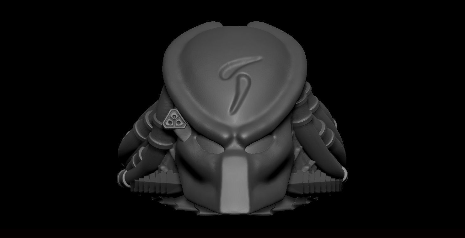 Predator Ring 3D print model_1