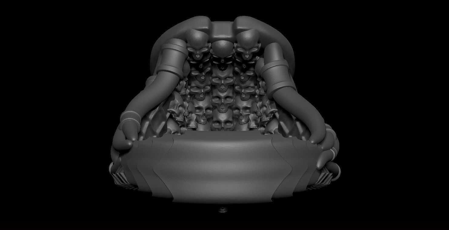 Predator Ring 3D print model_3