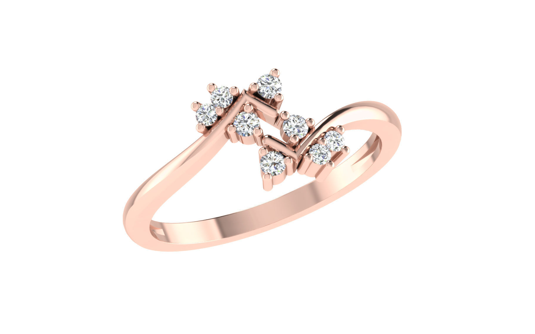 Rings 3D print model_26