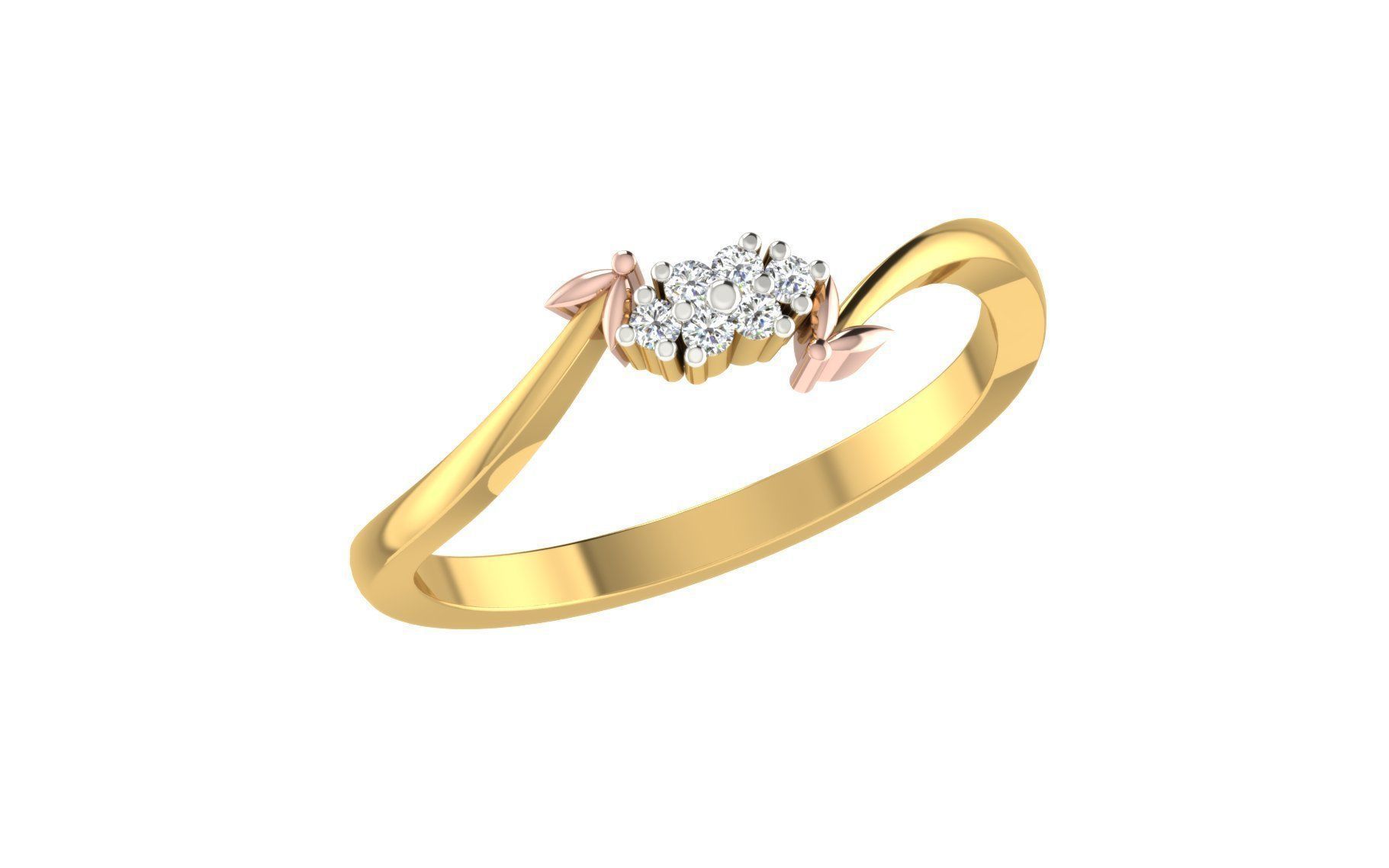 Rings 3D print model_43