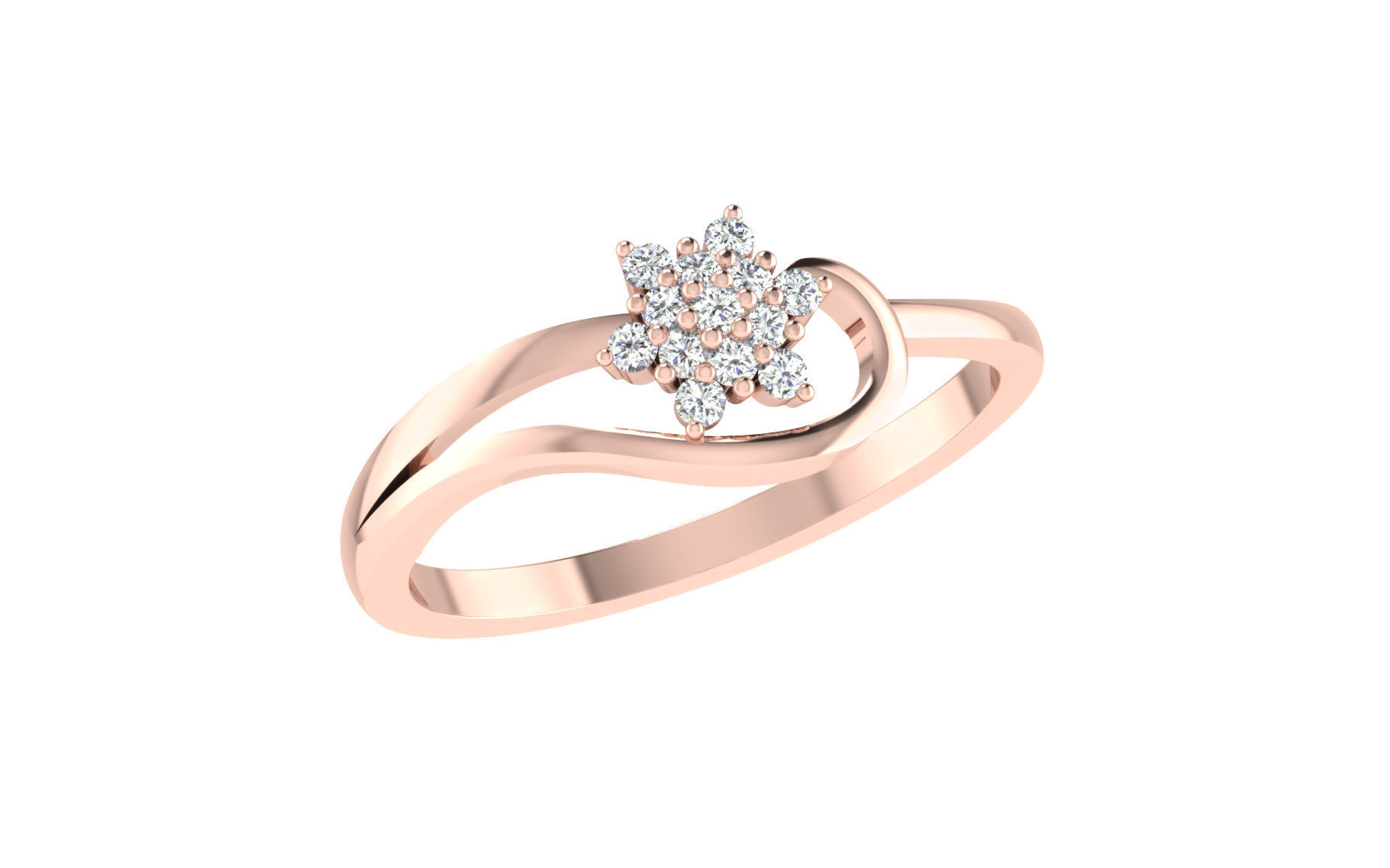 Rings 3D print model_74