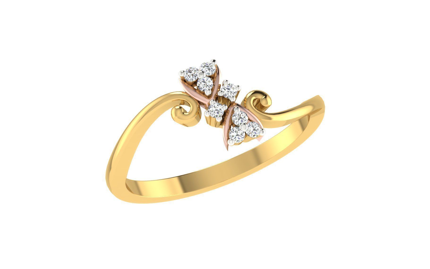 Rings 3D print model_49