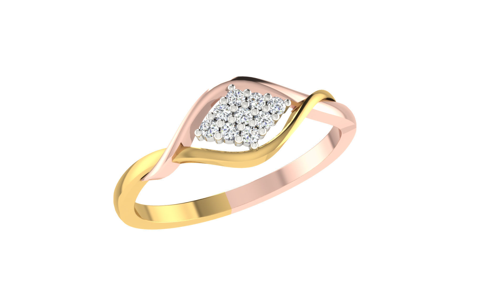 Rings 3D print model_65