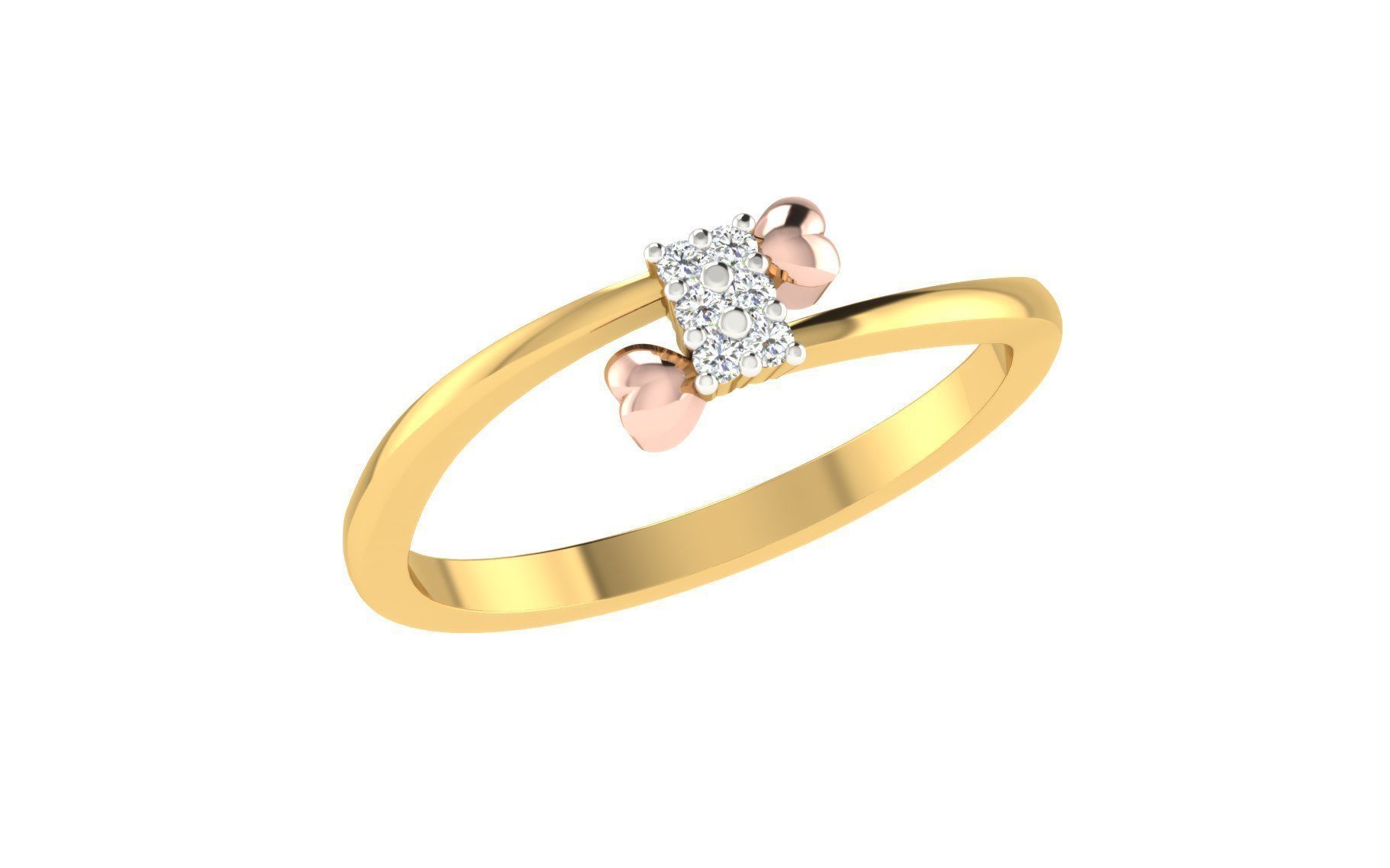 Rings 3D print model_42