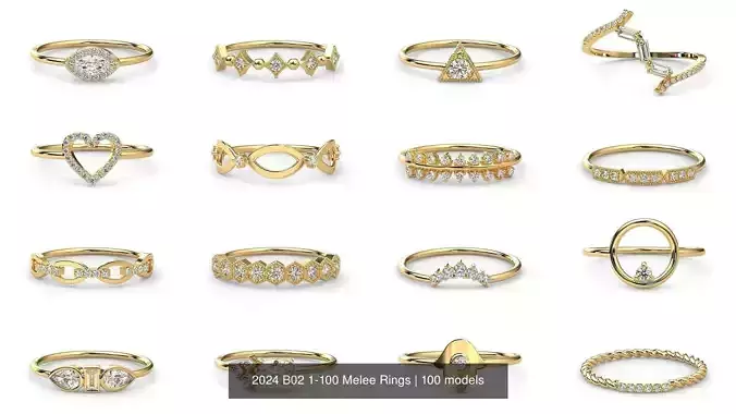 2024 B02 1-100 Melee Rings-100 Files