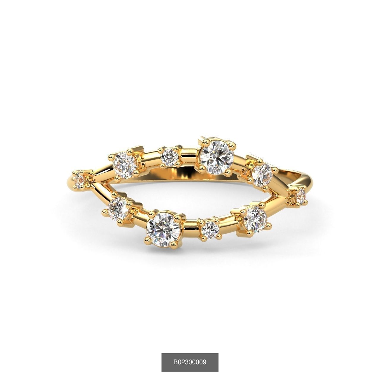 2024 B02 1-100 Melee Rings-100 Files 3D Model Collection_104