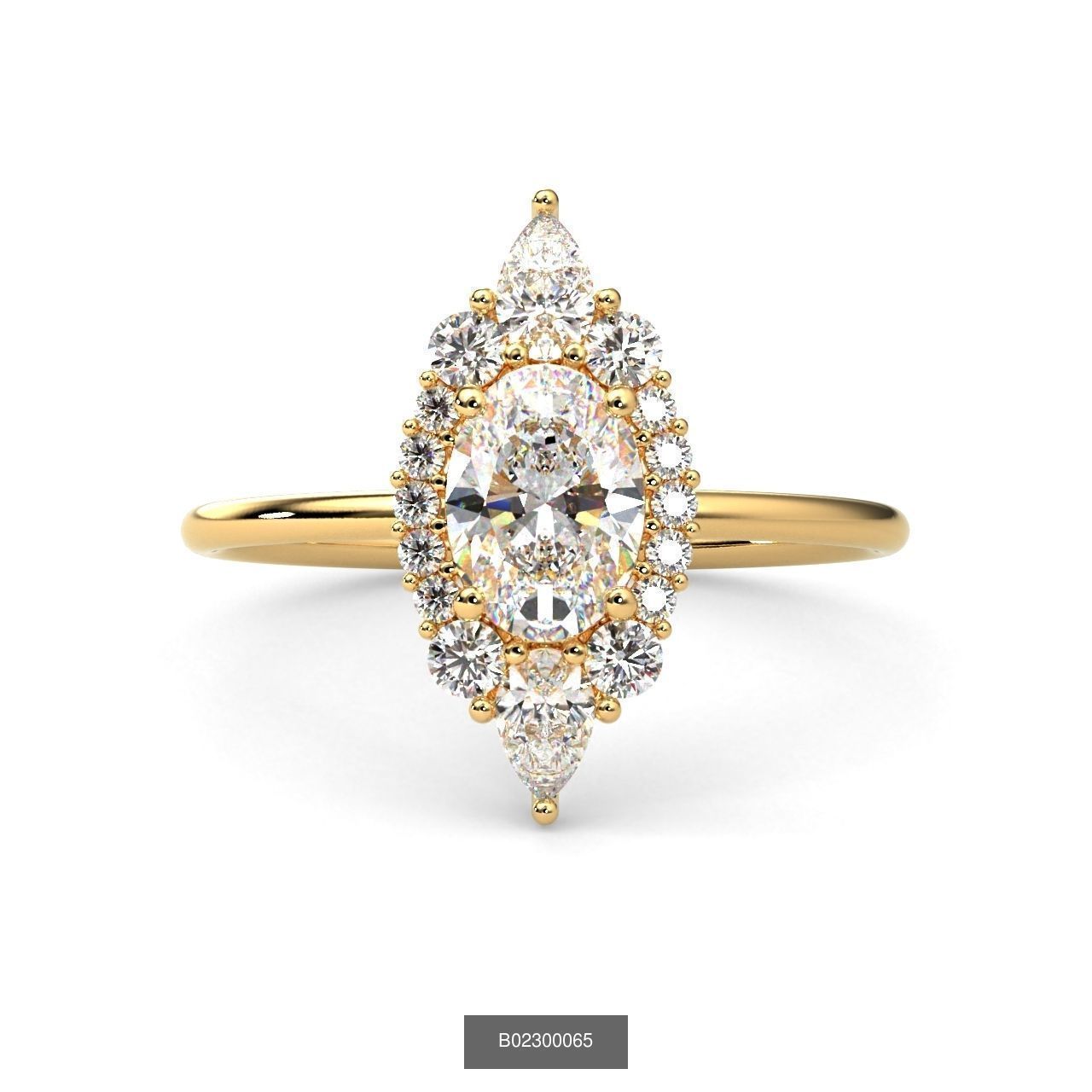 2024 B02 1-100 Melee Rings-100 Files 3D Model Collection_48