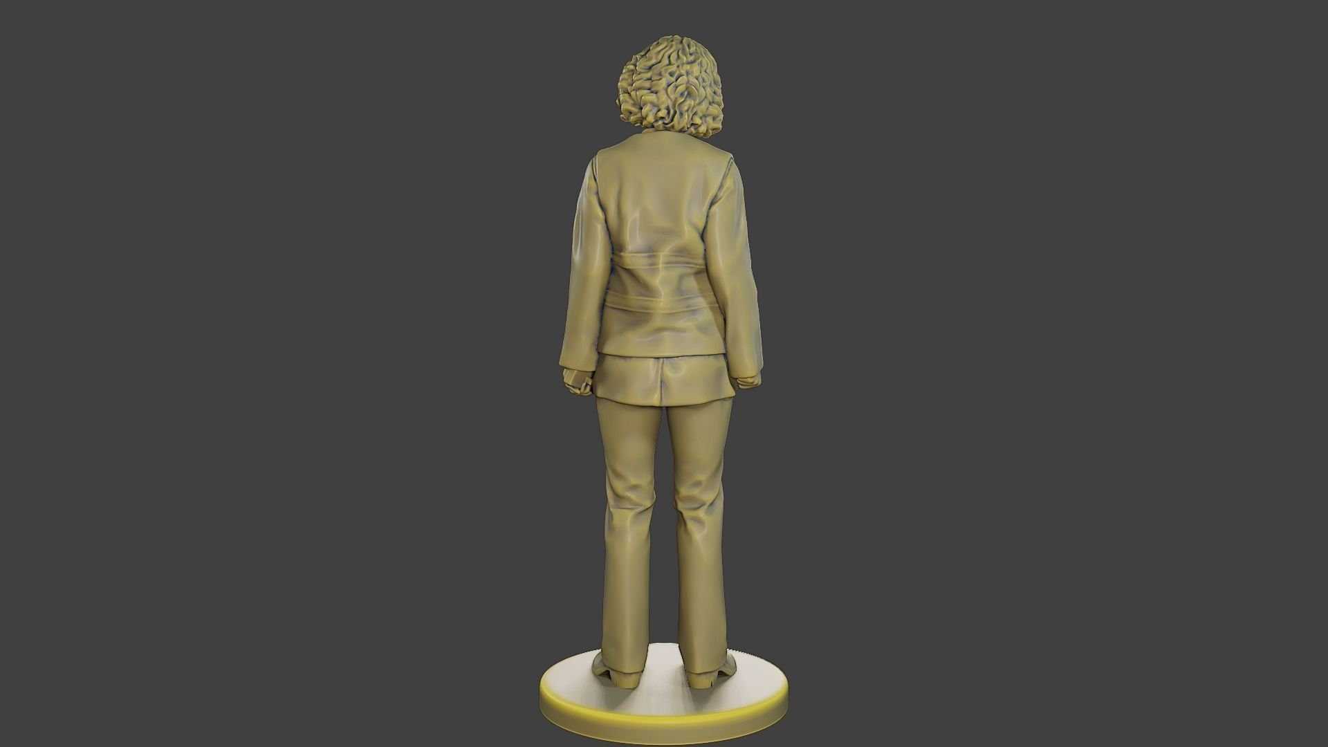 Female Security reflective vest FSRV 001 3D print model_6