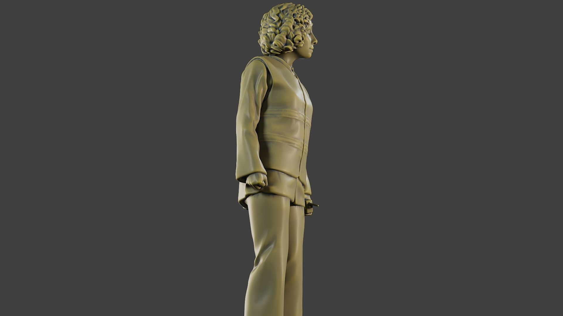 Female Security reflective vest FSRV 001 3D print model_29