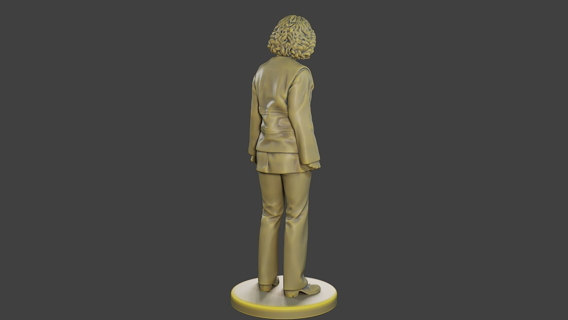 Female Security reflective vest FSRV 001 3D print model_7