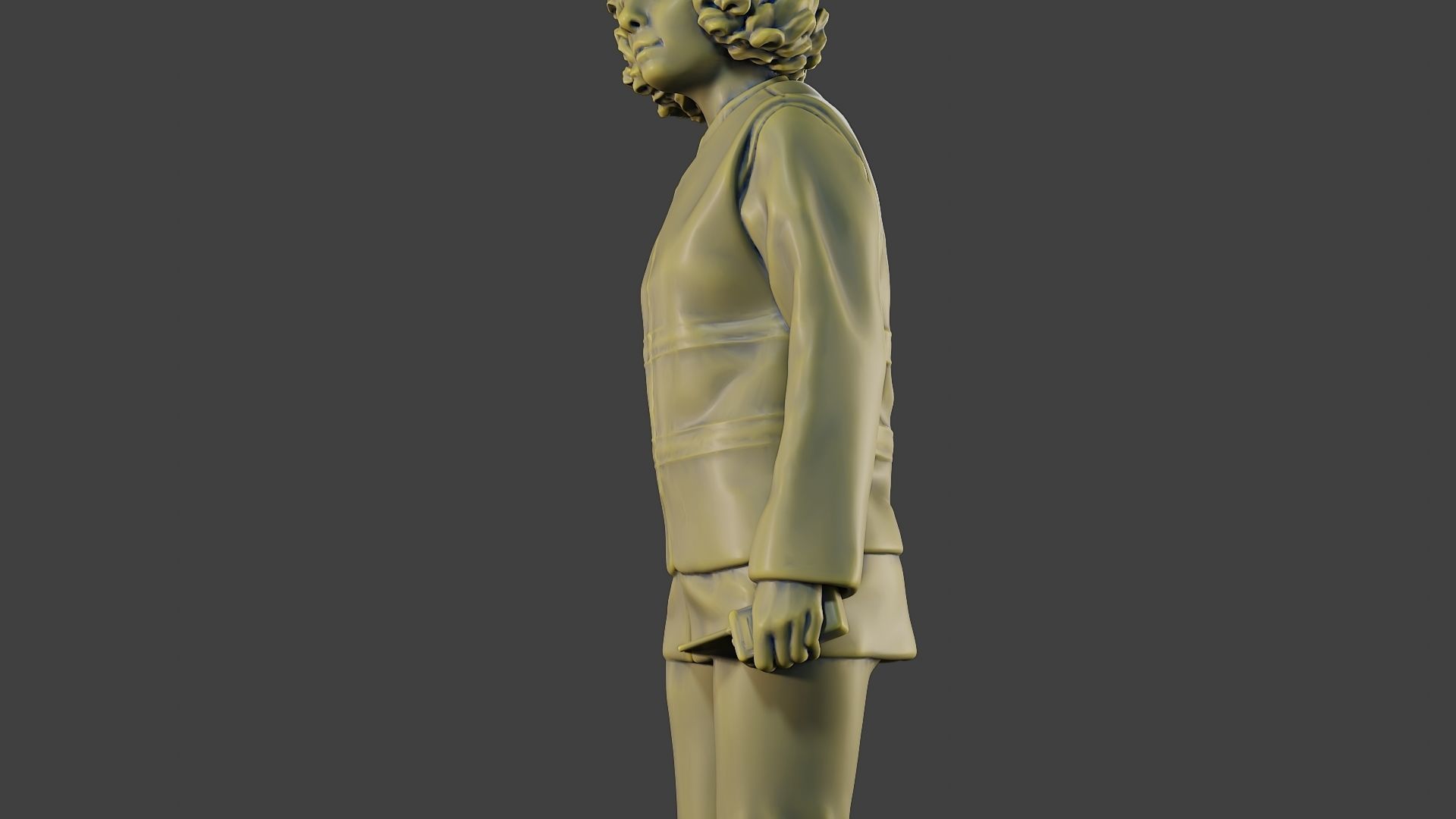 Female Security reflective vest FSRV 001 3D print model_17