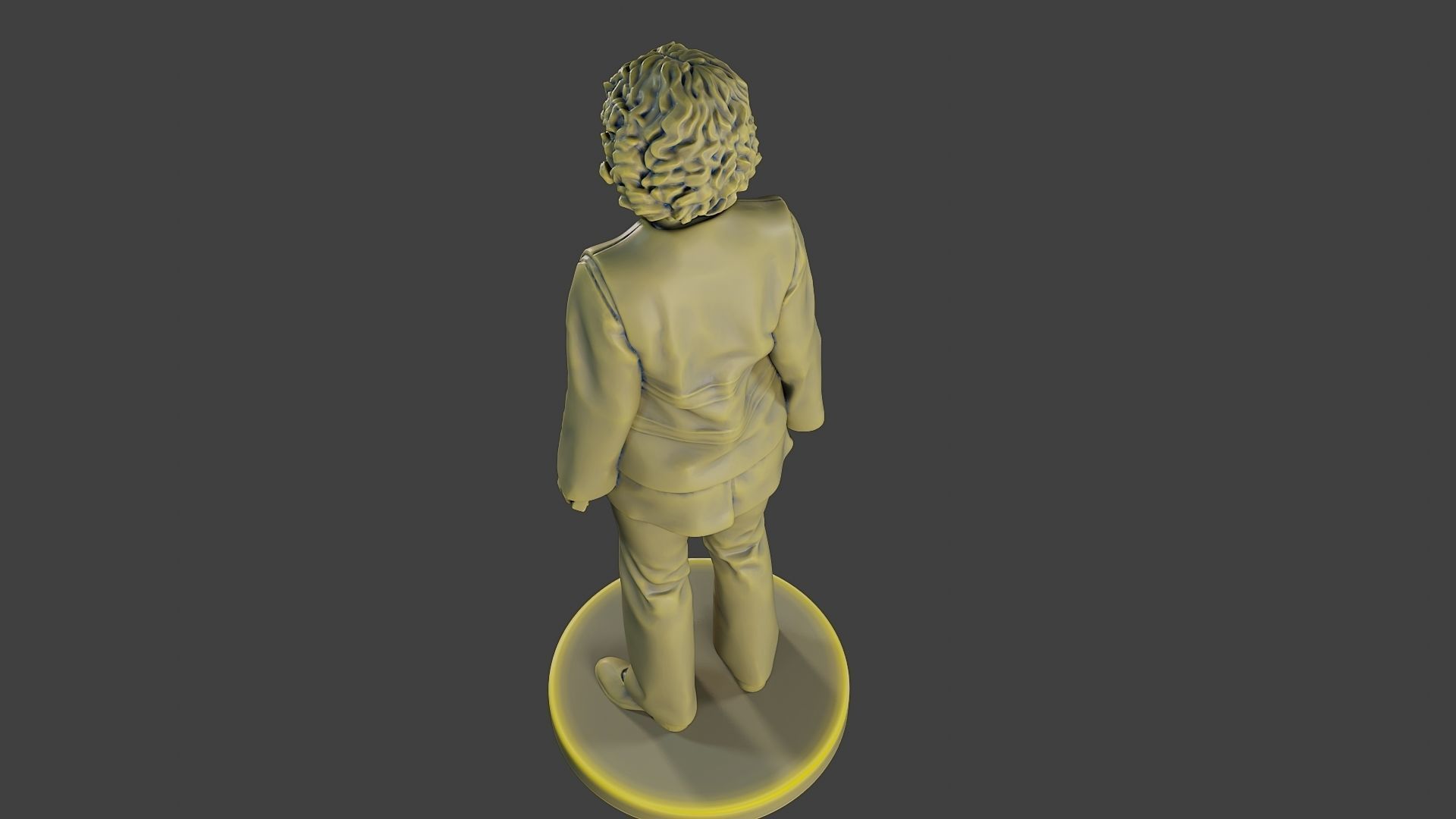 Female Security reflective vest FSRV 001 3D print model_15