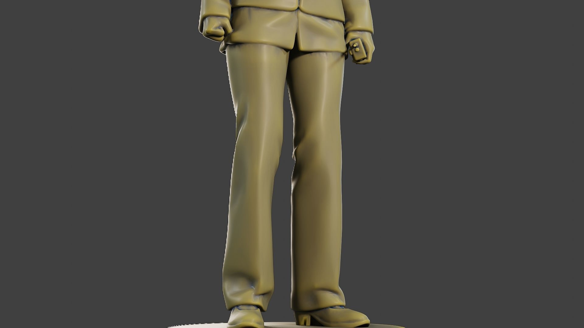 Female Security reflective vest FSRV 001 3D print model_13