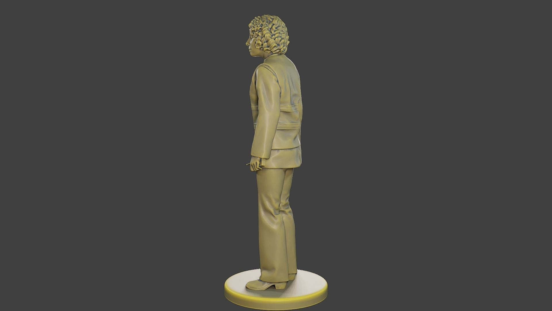 Female Security reflective vest FSRV 001 3D print model_4