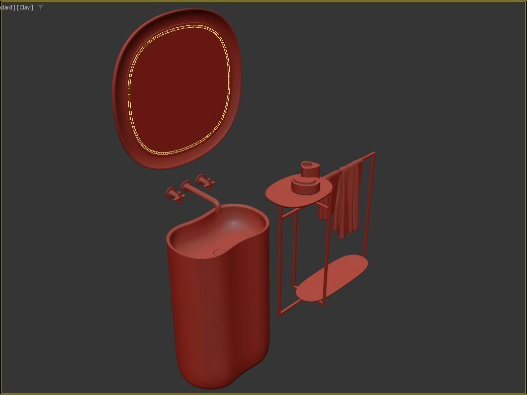 Salvatori Anima freestanding 3D model_8