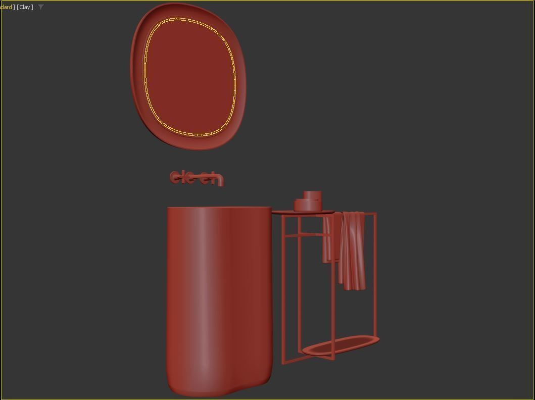 Salvatori Anima freestanding 3D model_9