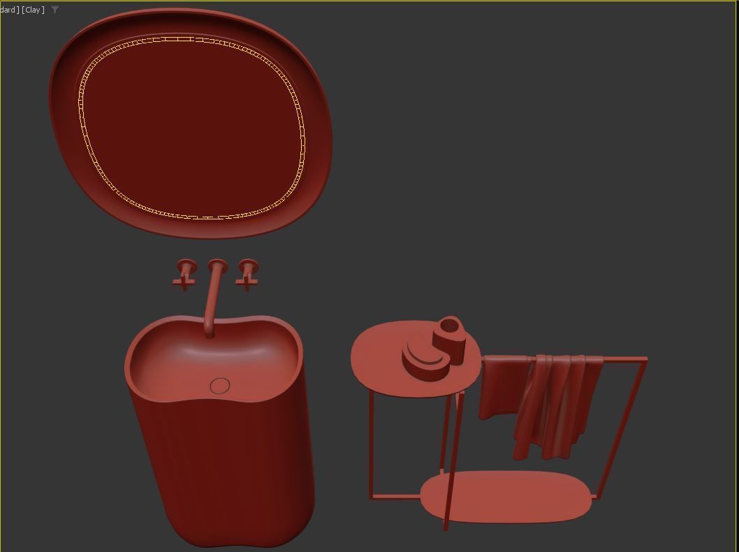 Salvatori Anima freestanding 3D model_10