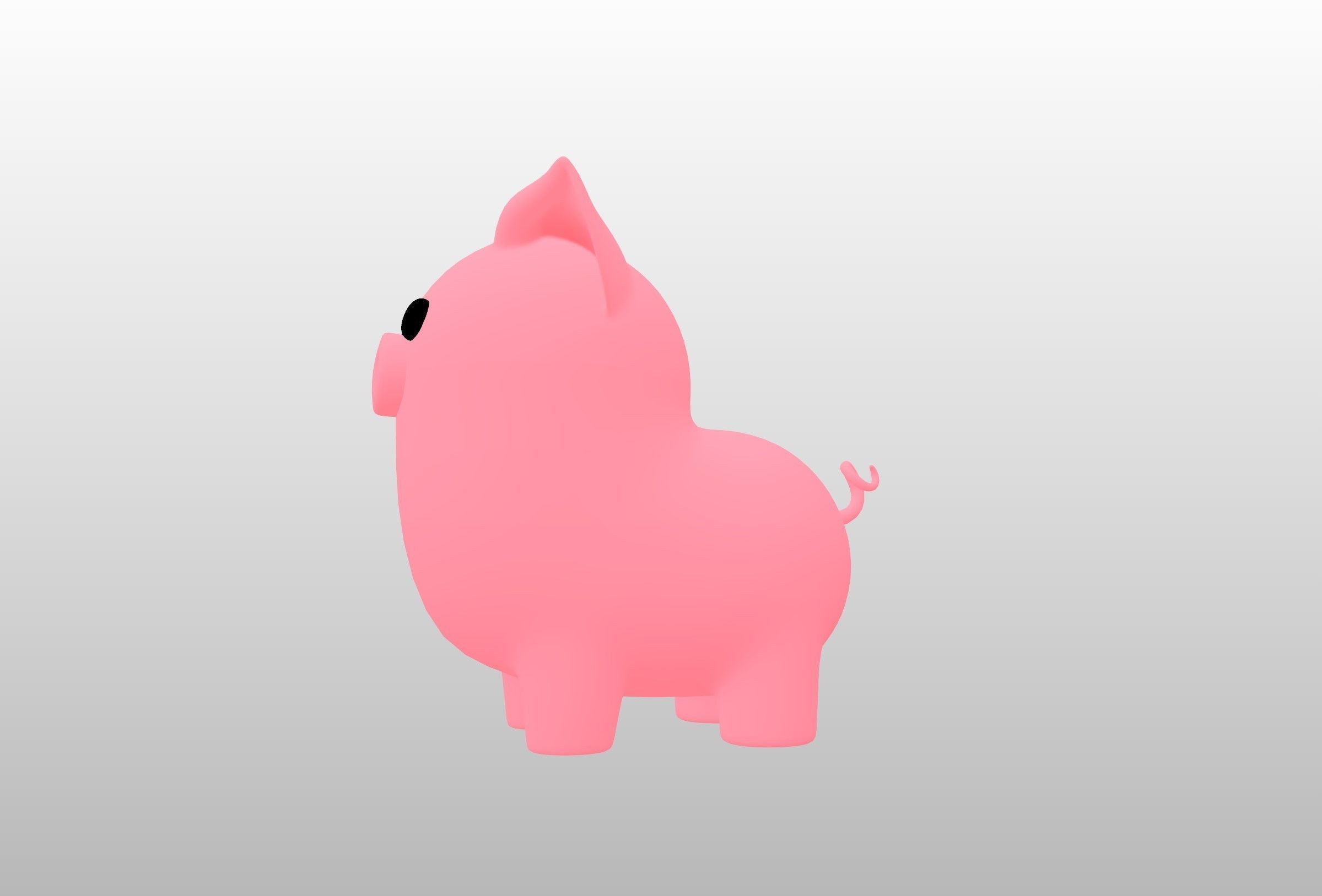 Pig Character 3D model_18
