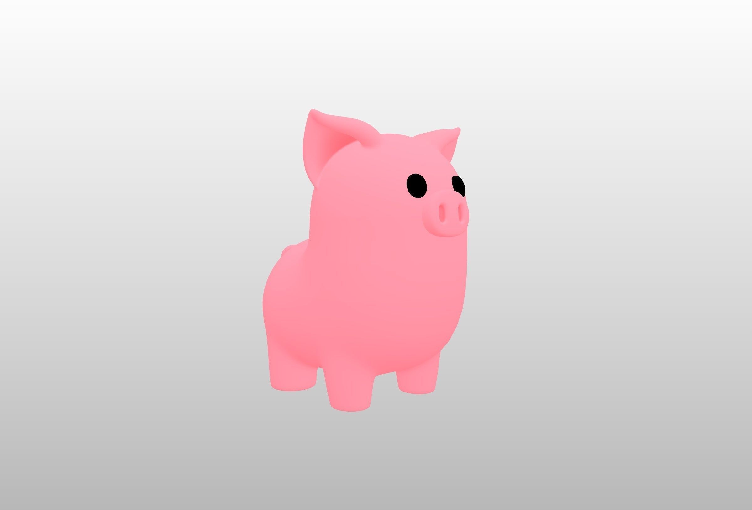 Pig Character 3D model_13