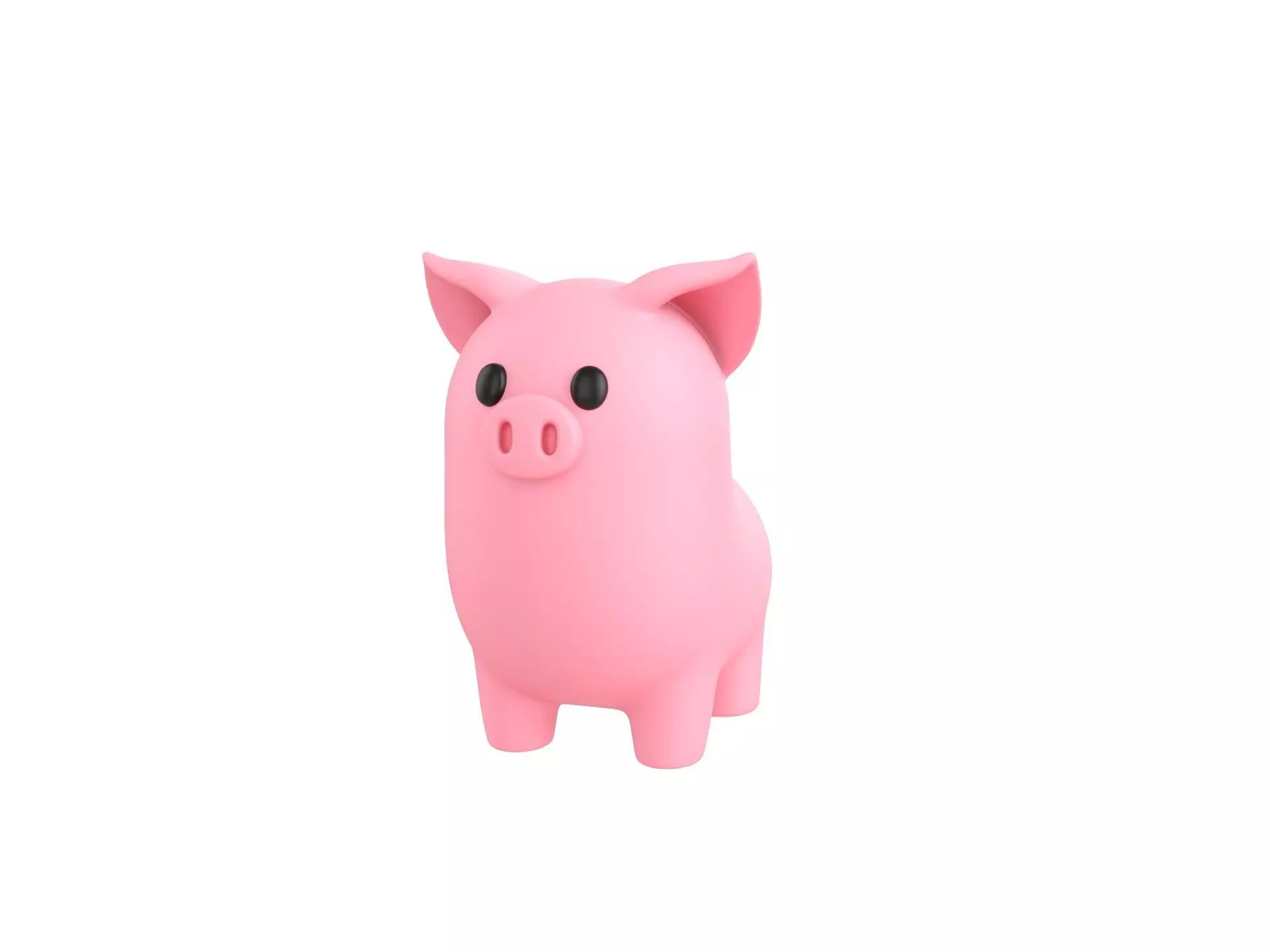 Pig Character 3D model_0
