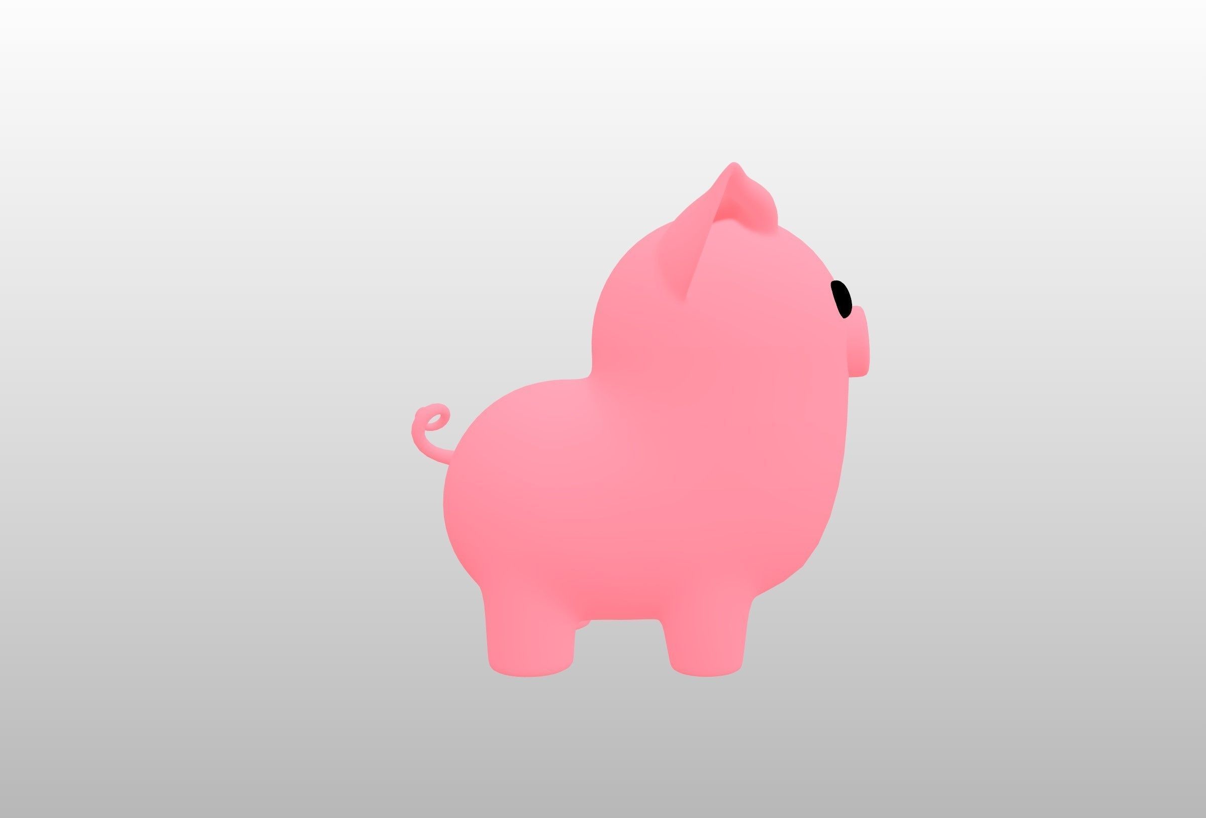 Pig Character 3D model_14