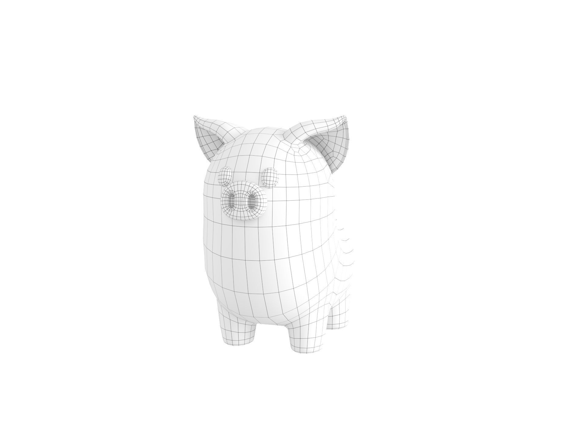 Pig Character 3D model_35