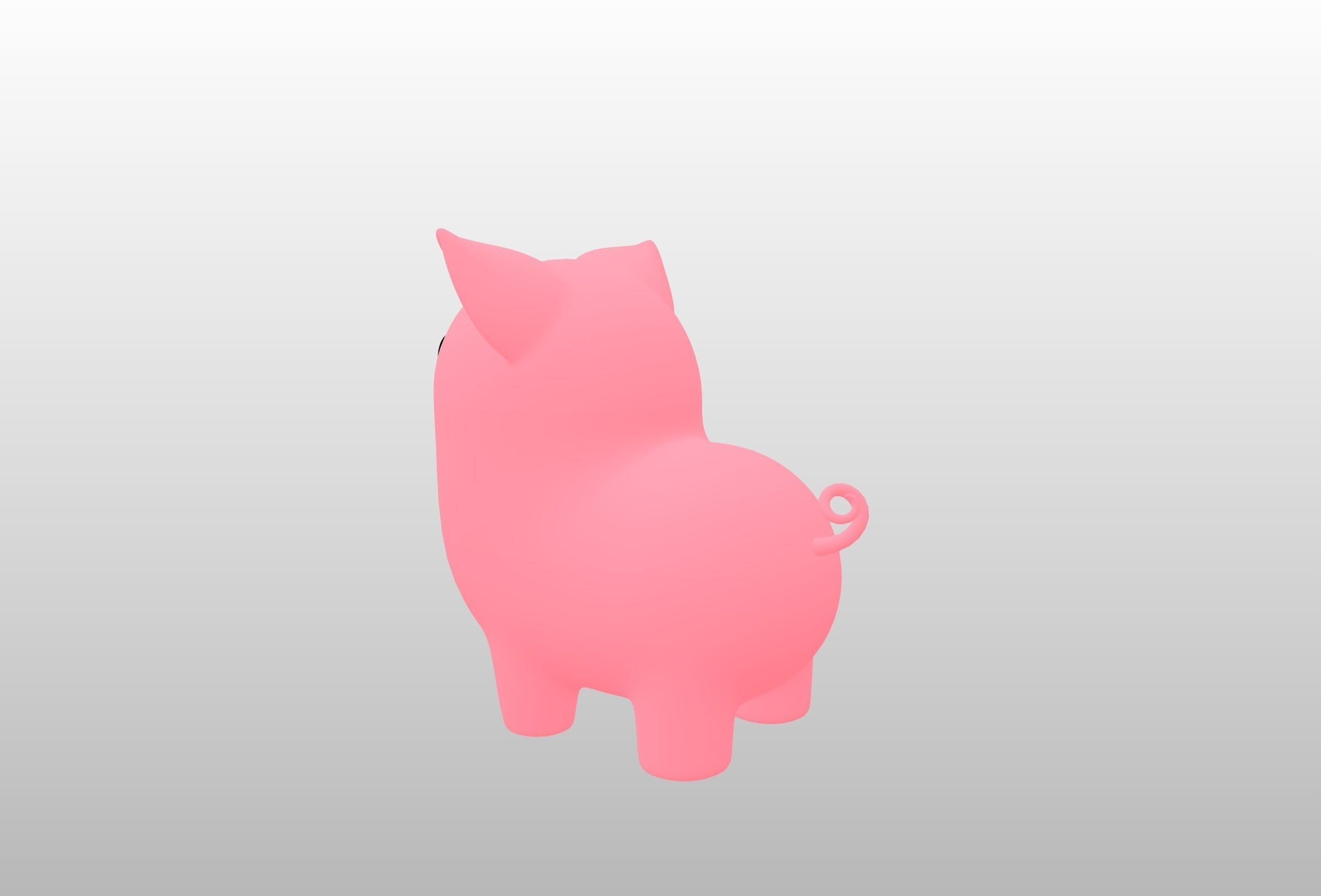 Pig Character 3D model_17