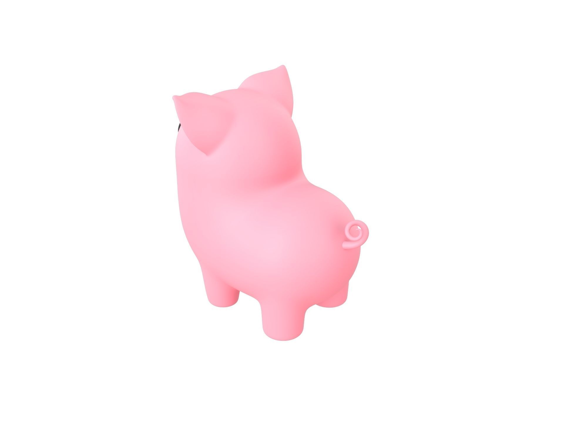 Pig Character 3D model_6