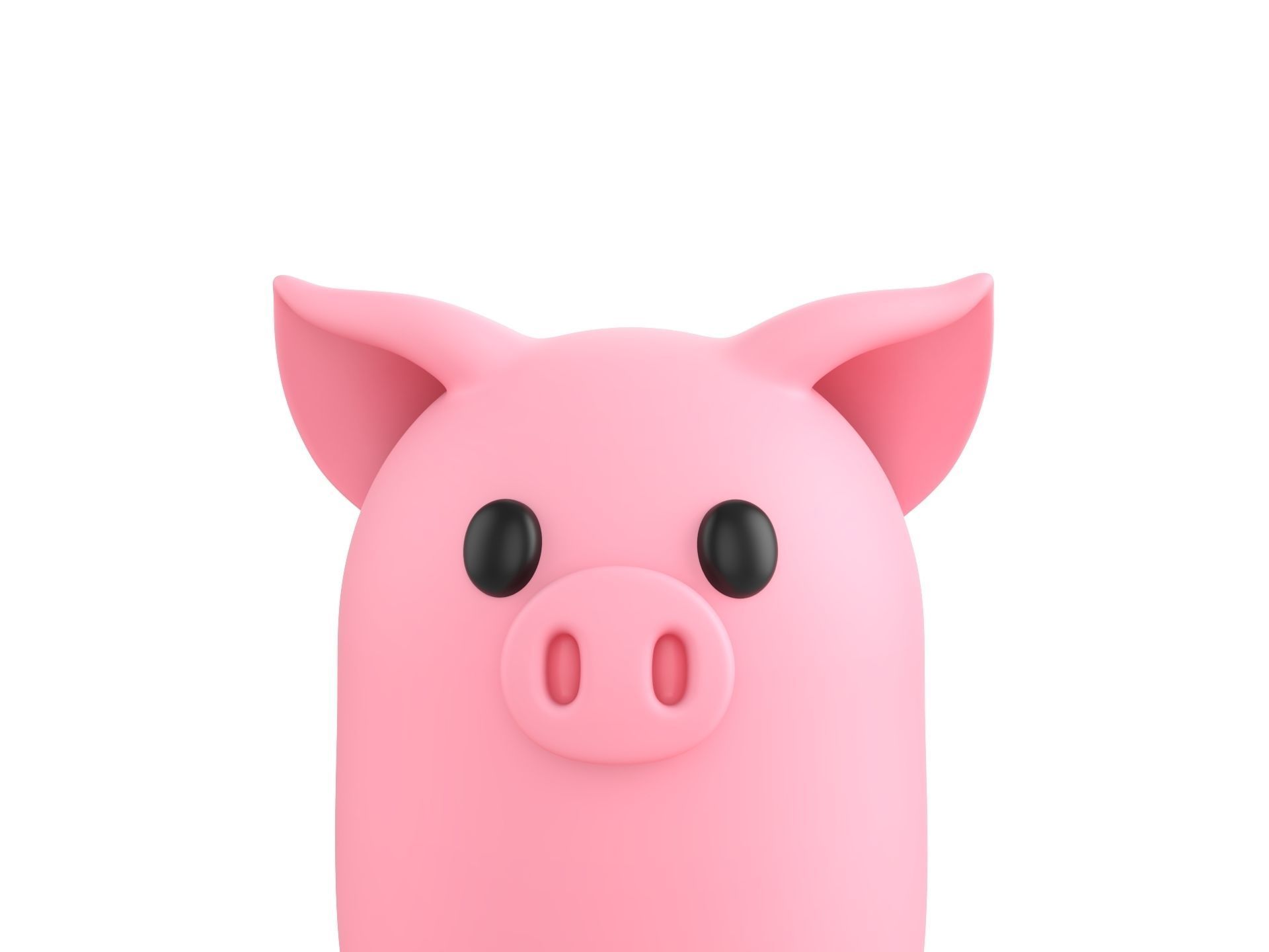 Pig Character 3D model_9