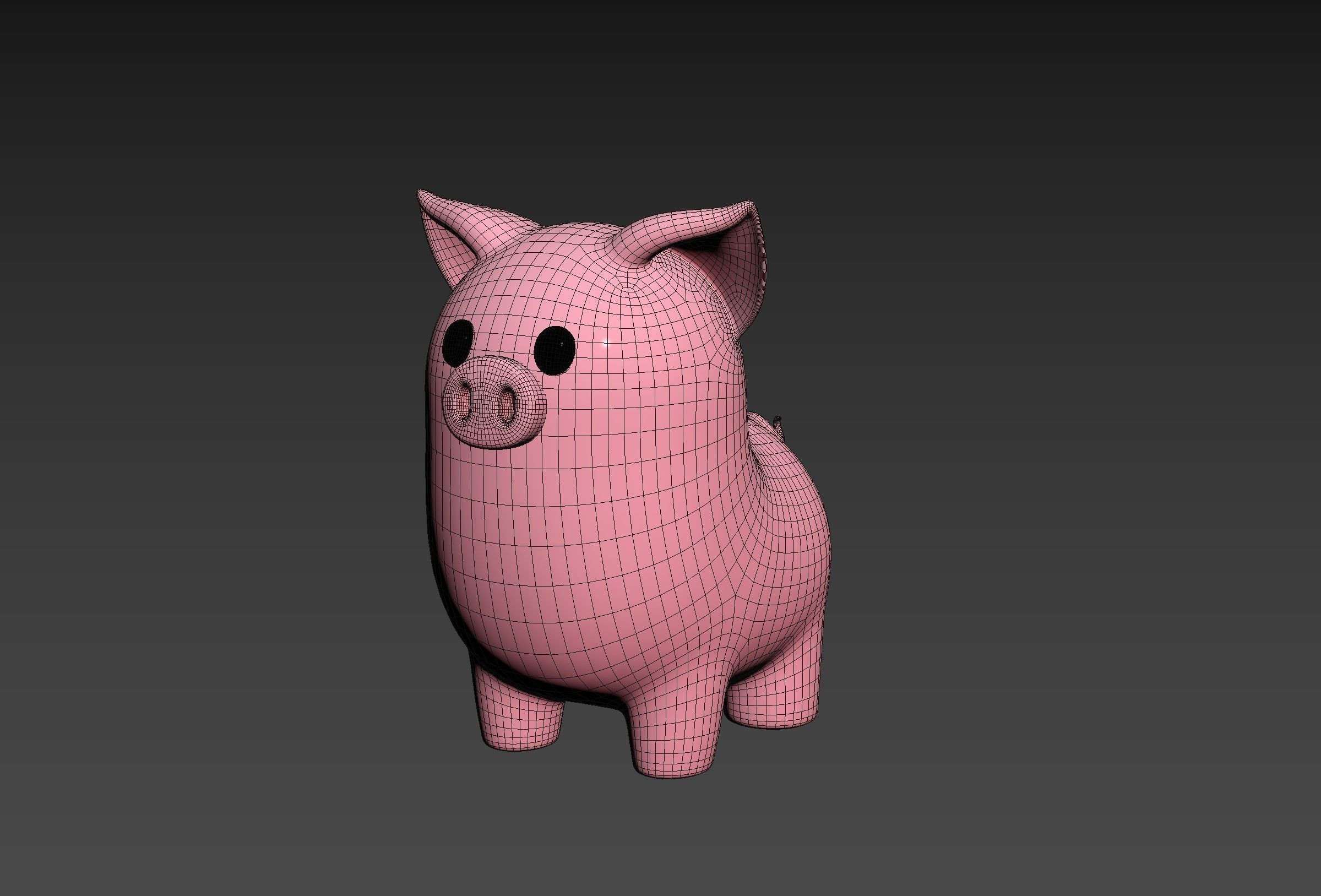 Pig Character 3D model_21
