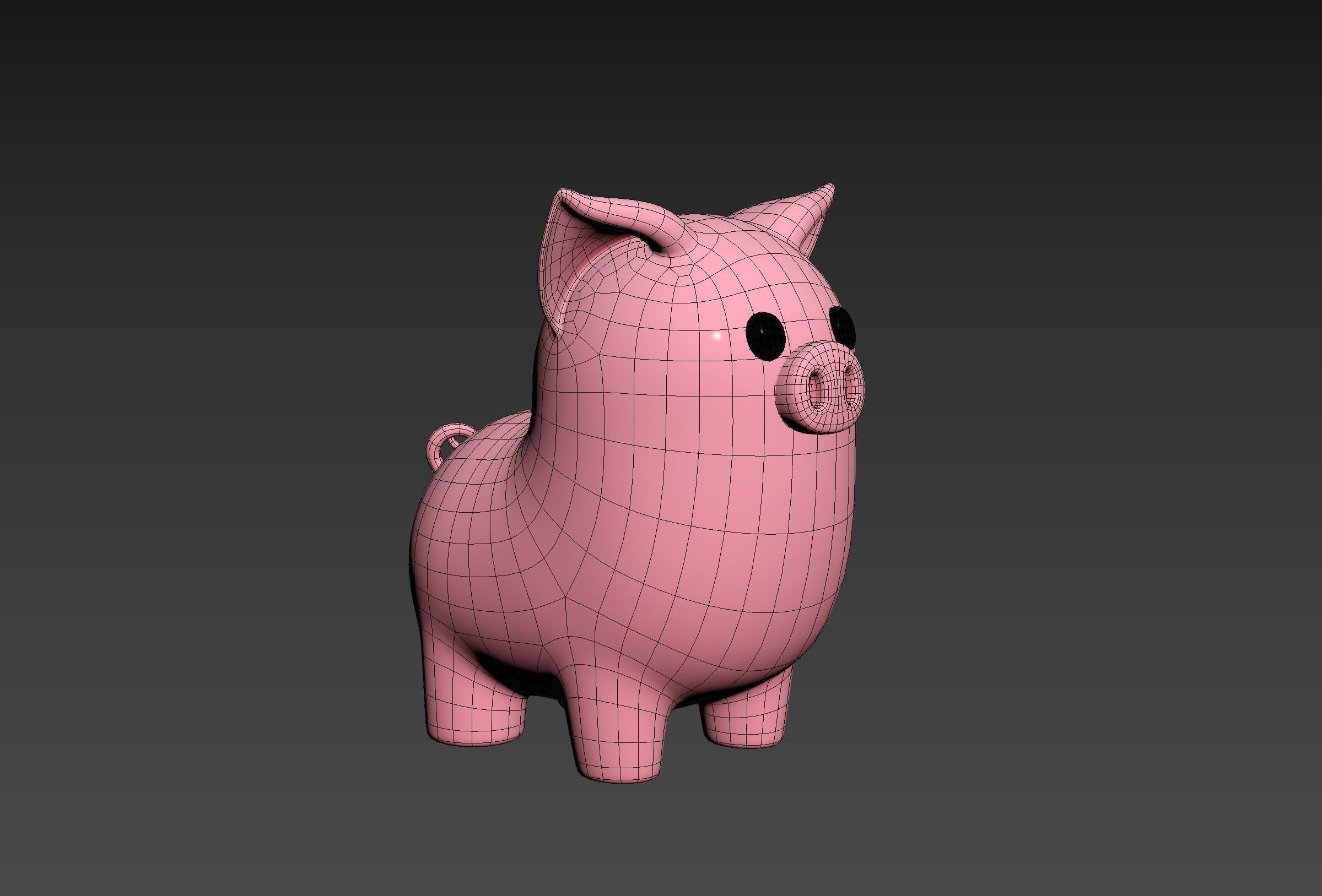 Pig Character 3D model_23