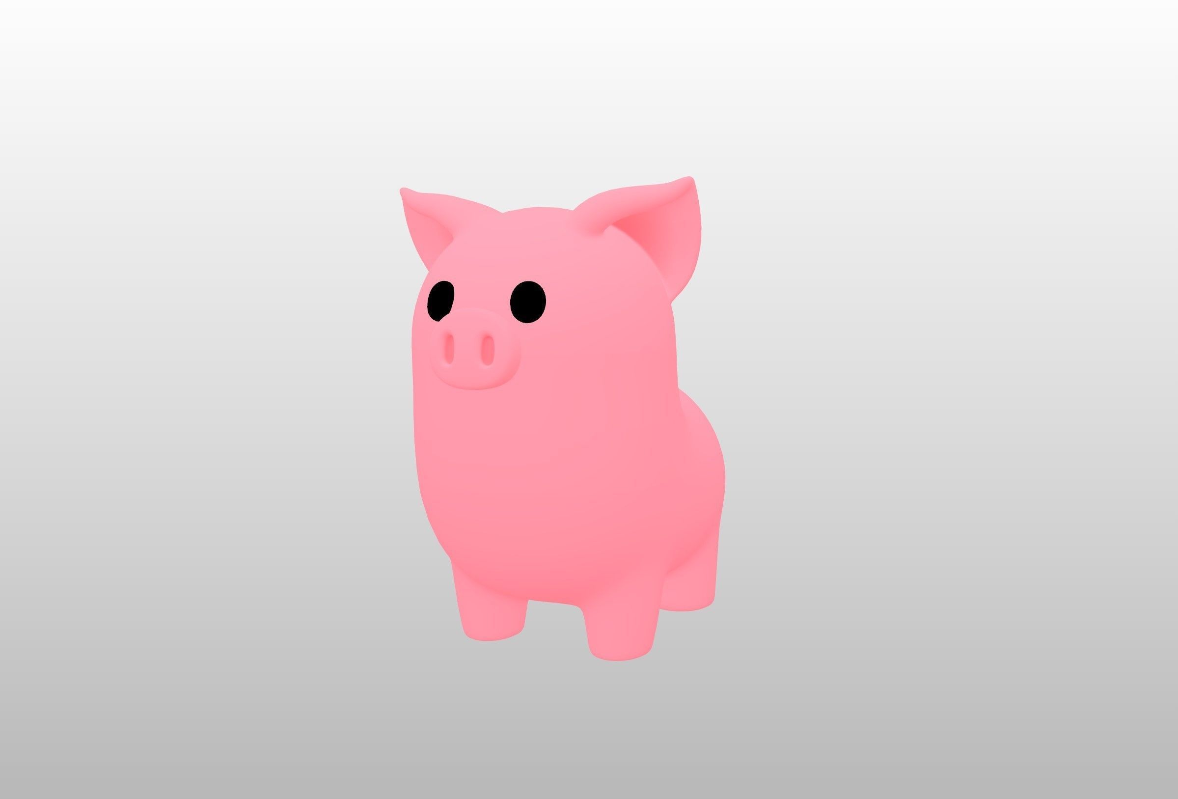 Pig Character 3D model_11