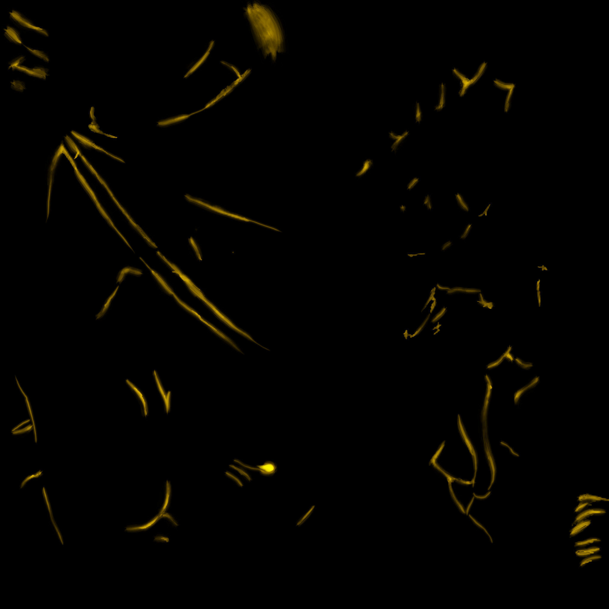 Low Poly Stone Red Fire Gargoyle Monster Low-poly 3D model_34