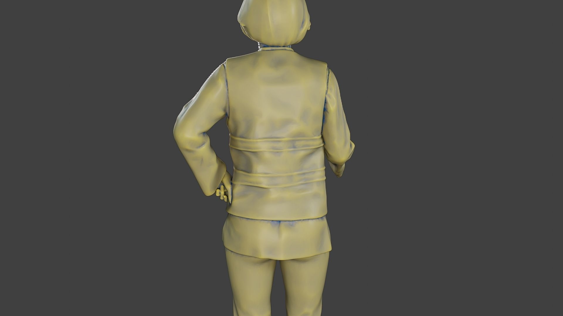 Female Security reflective vest FSRV 003 3D print model_21