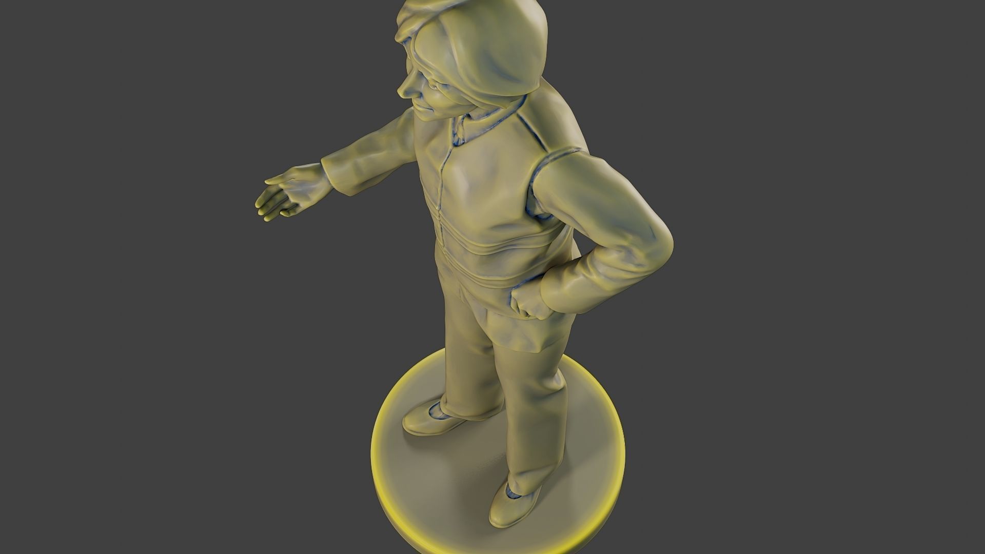 Female Security reflective vest FSRV 003 3D print model_16