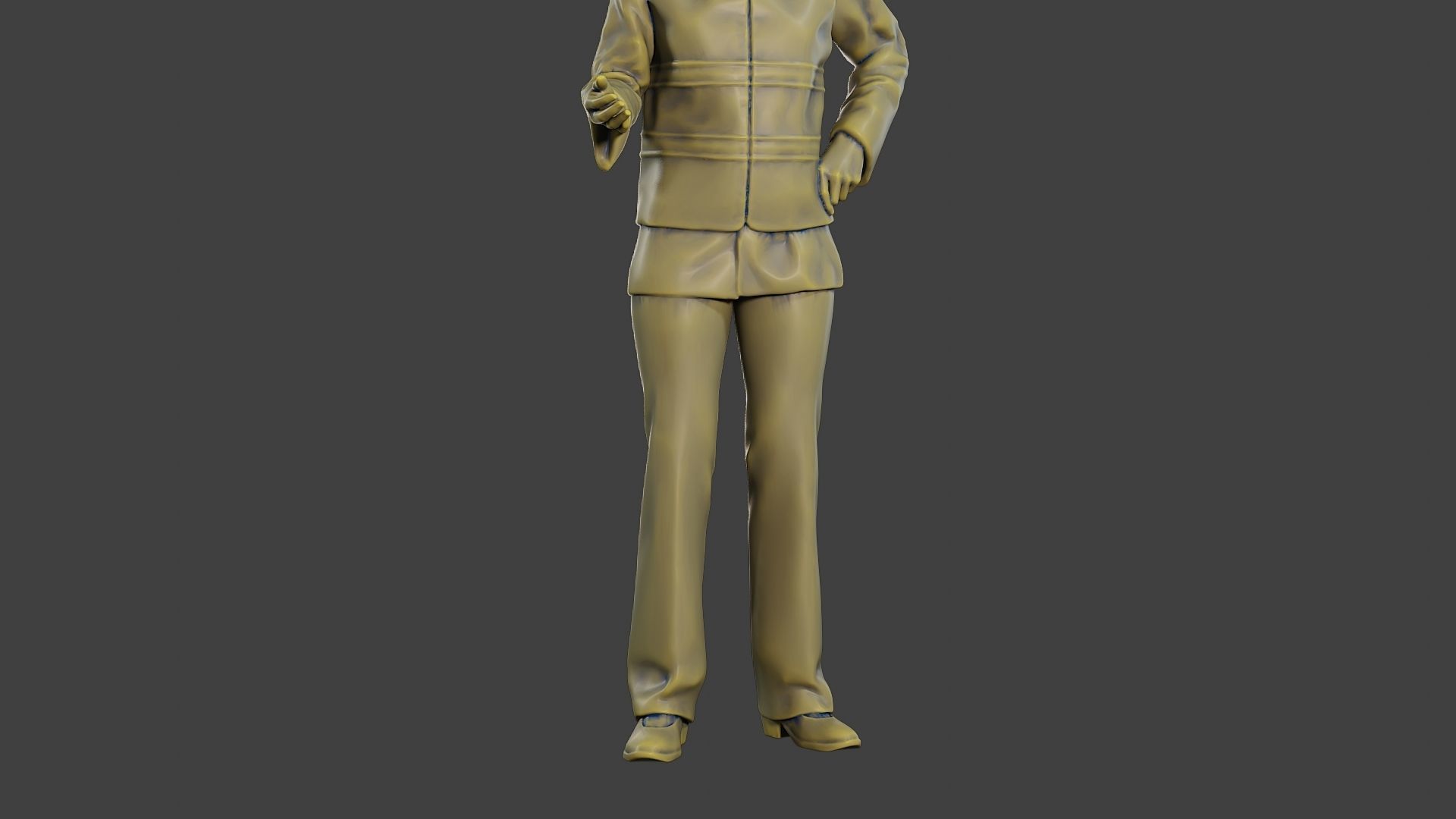 Female Security reflective vest FSRV 003 3D print model_28