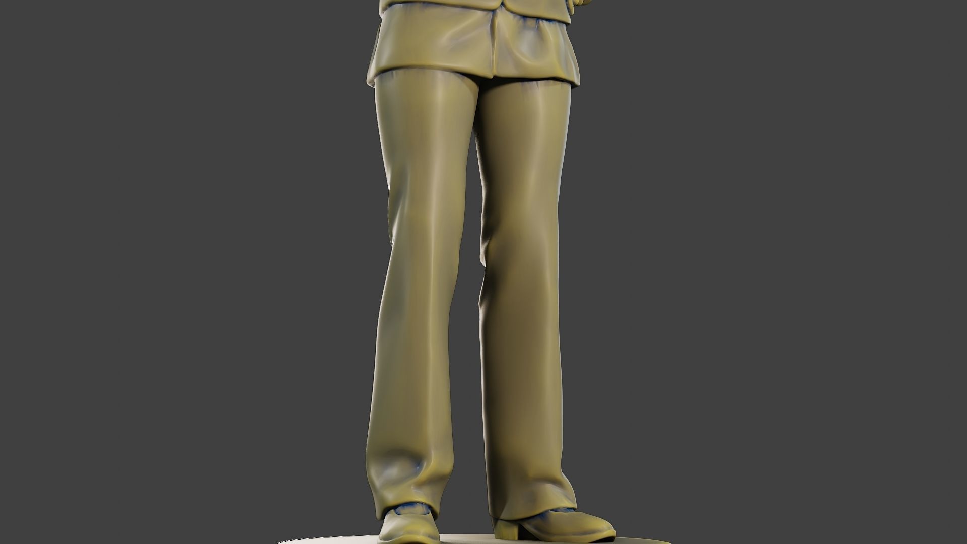 Female Security reflective vest FSRV 003 3D print model_13