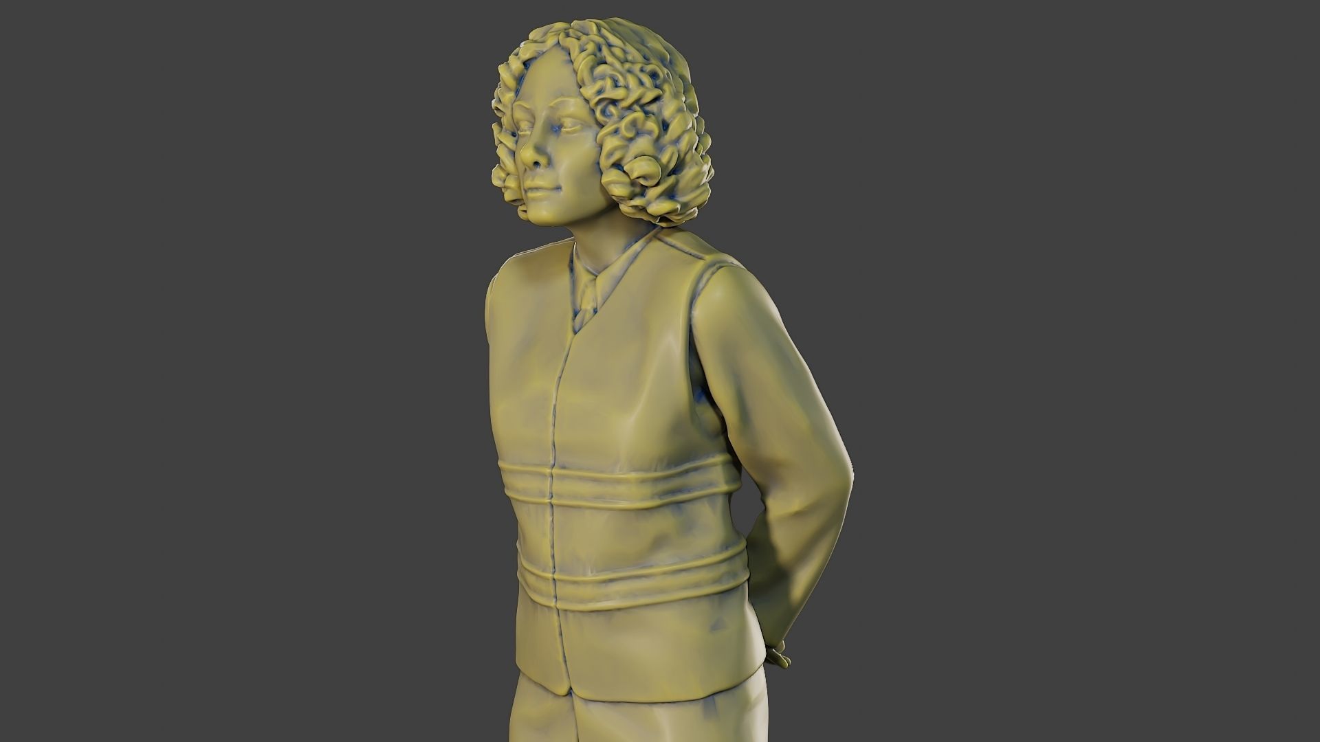 Female Security reflective vest FSRV 004 3D print model_18