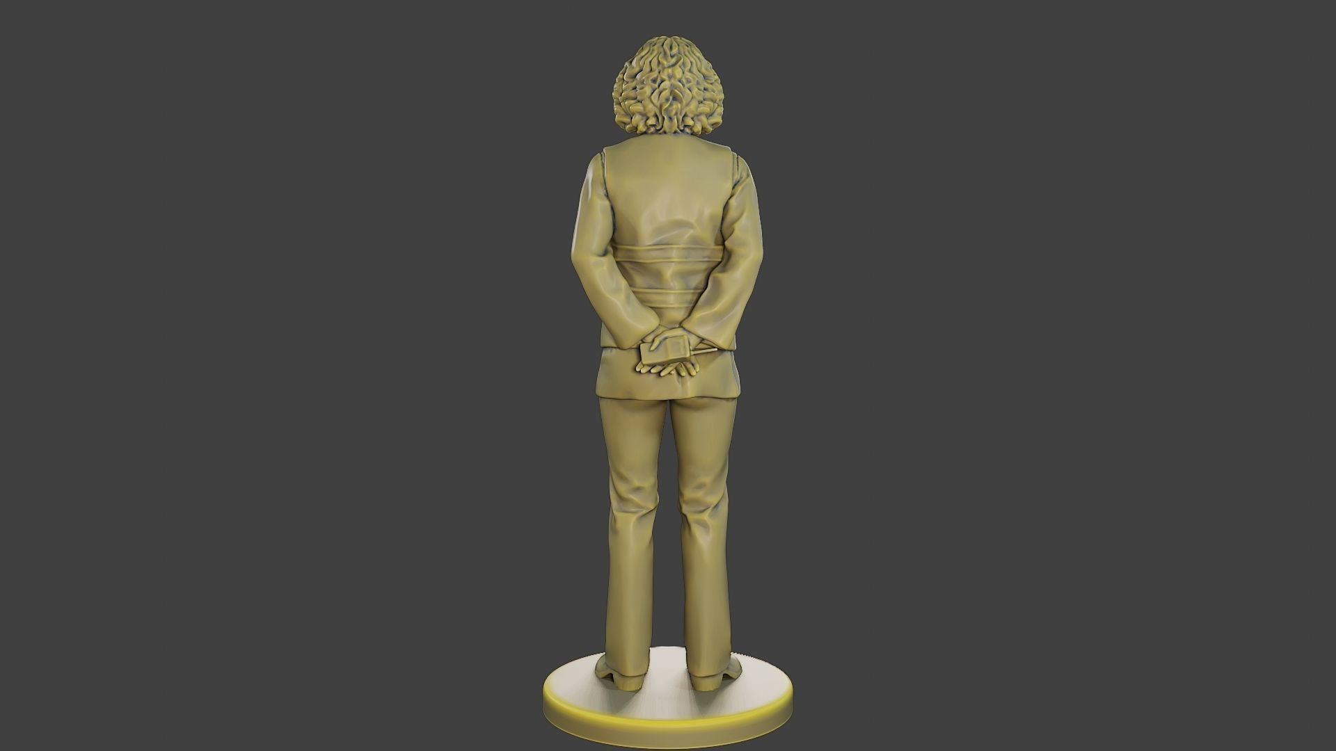 Female Security reflective vest FSRV 004 3D print model_6