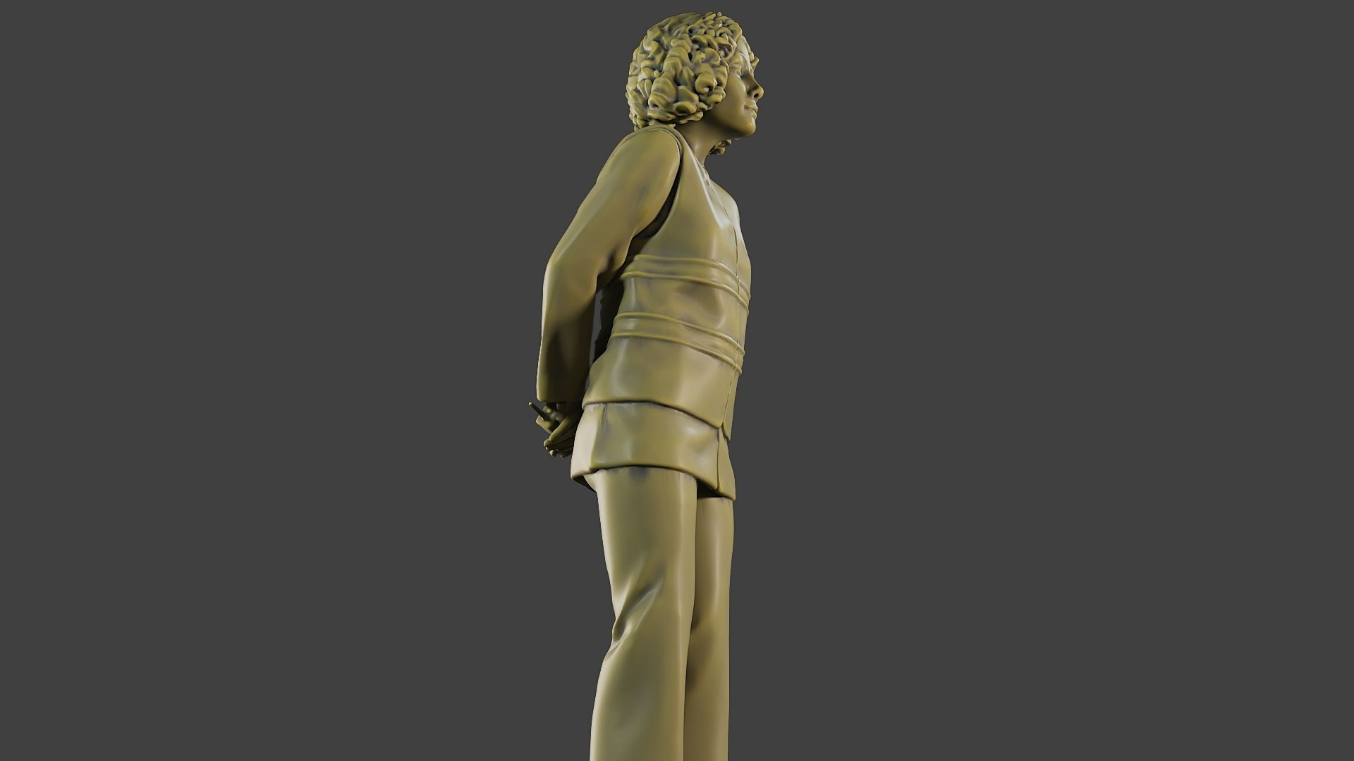 Female Security reflective vest FSRV 004 3D print model_29