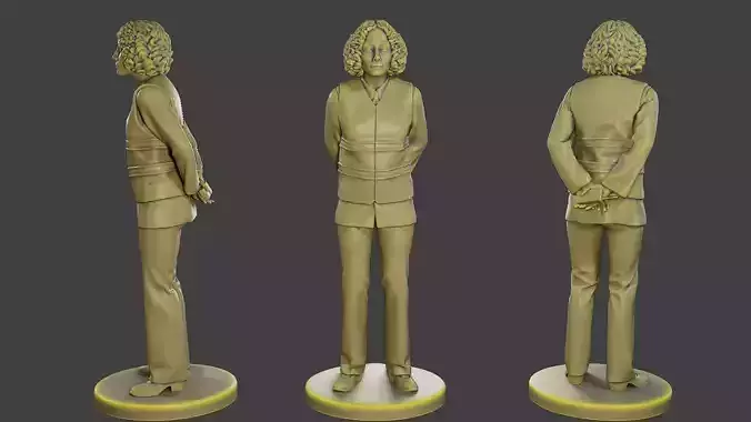 Female Security reflective vest FSRV 004 3D print model