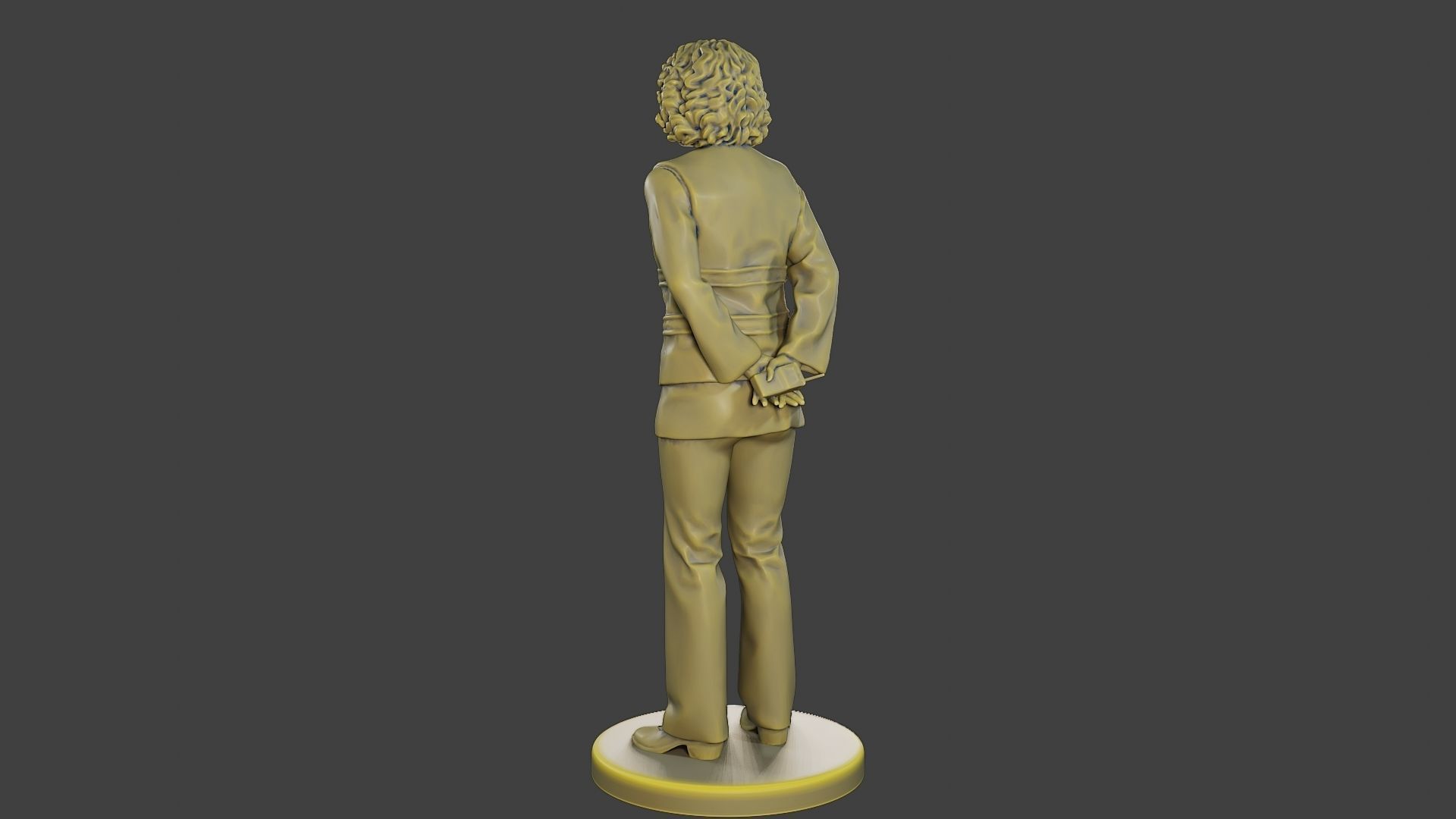 Female Security reflective vest FSRV 004 3D print model_5