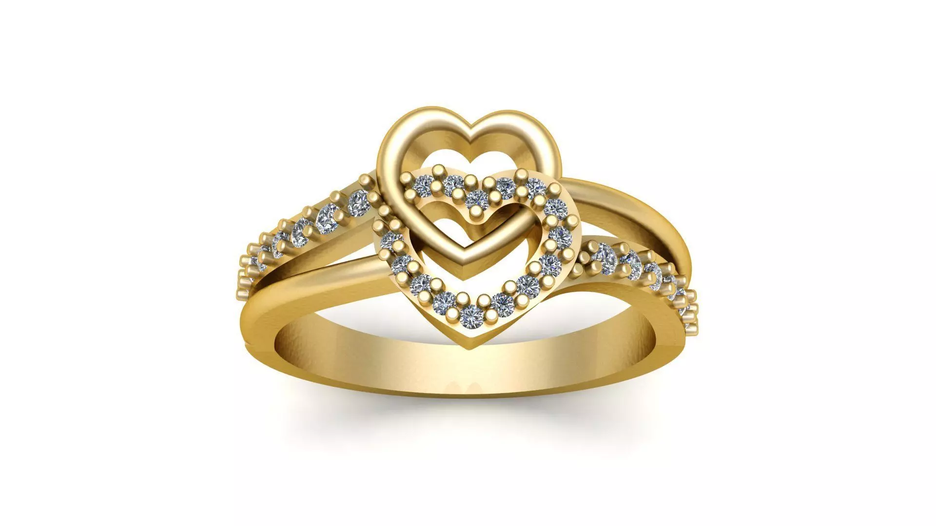 Proposal Diamond ring 3d Printable Model 3D print model