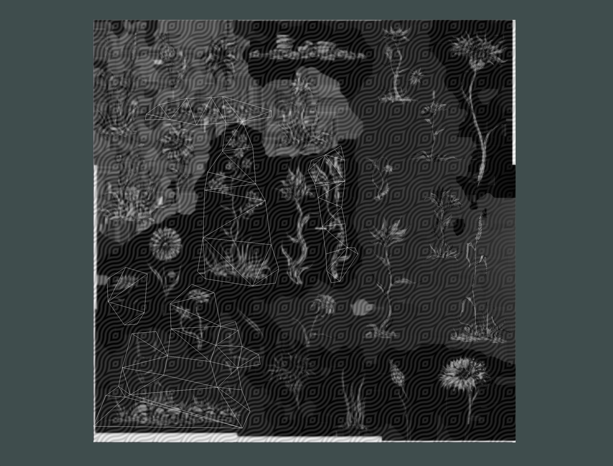 Cartoon Parallax Constellation Zodiac Sign Aries Astrology Low-poly 3D model_42