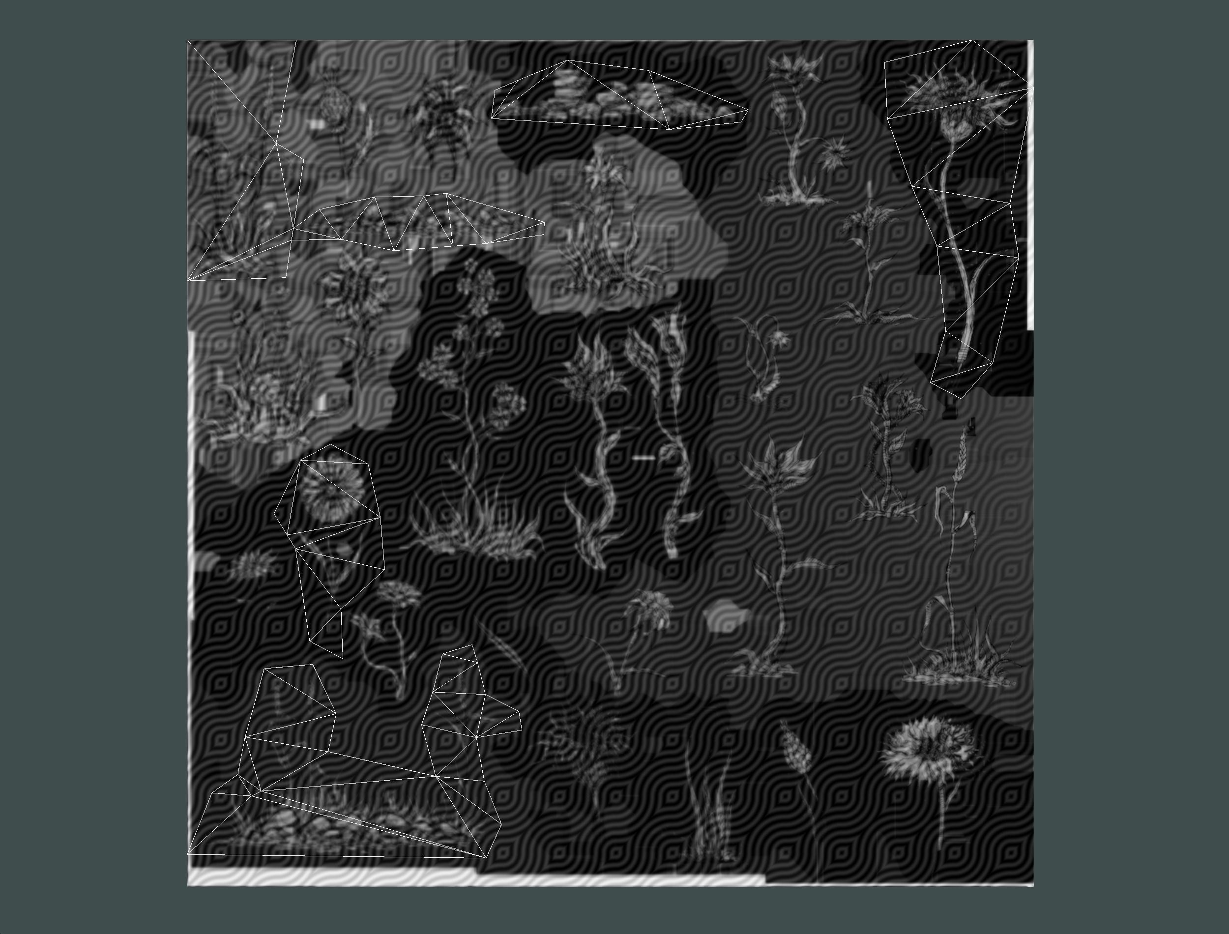 Cartoon Parallax Constellation Zodiac Sign Aries Astrology Low-poly 3D model_41