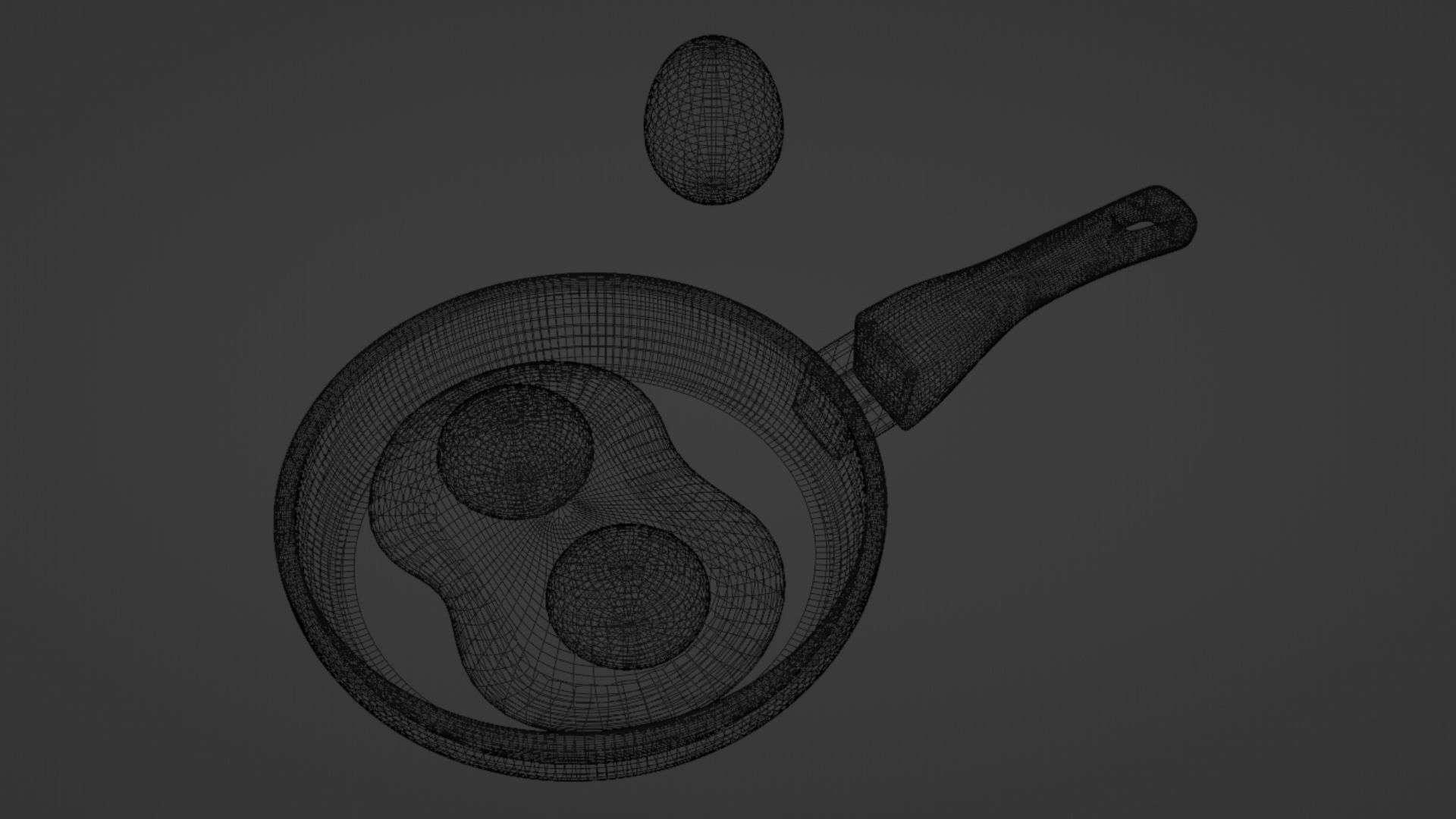 Emoji Egg and Frying Egg 001 3D model_16