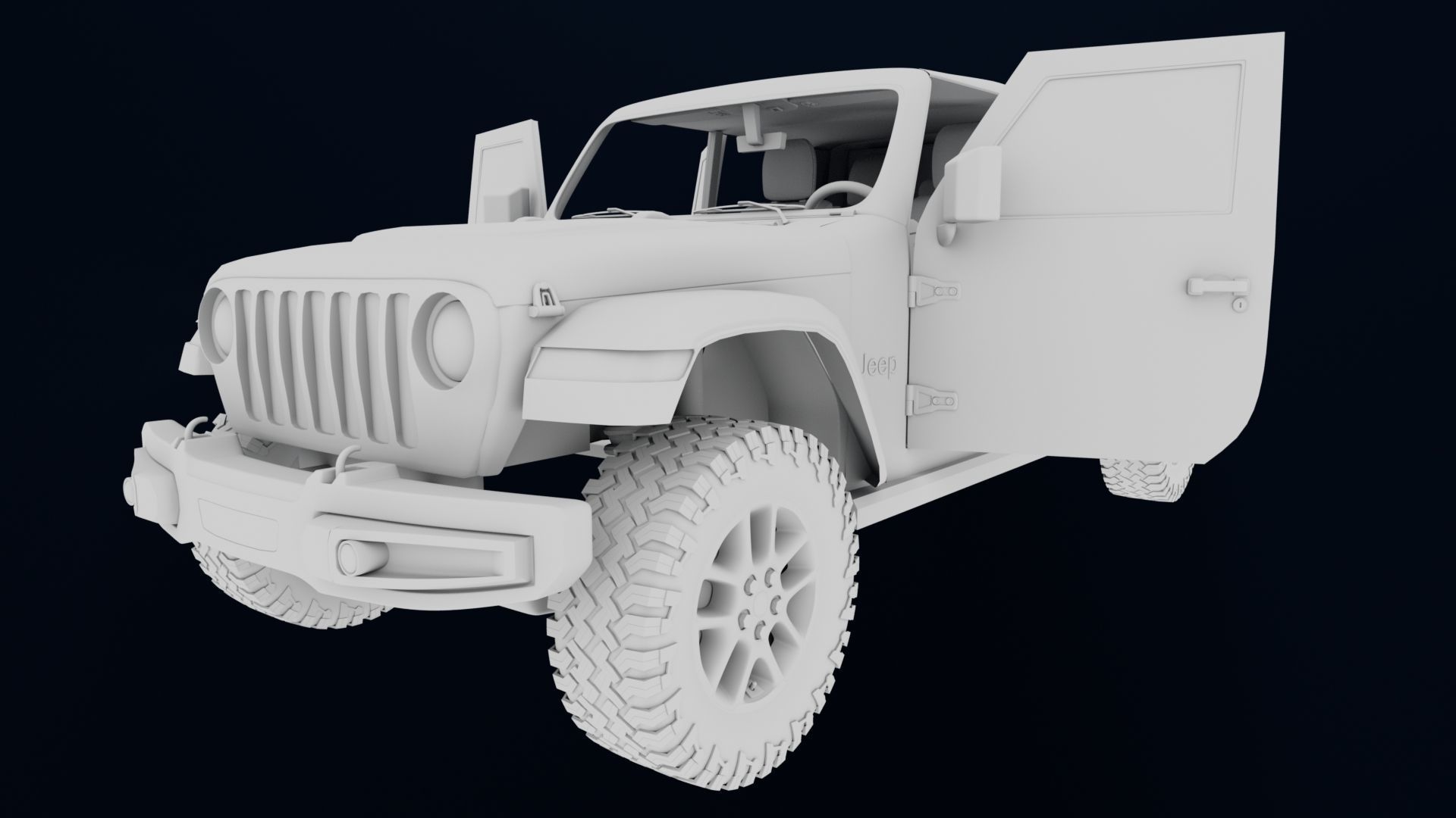 Jeep Gladiator 3D model_15