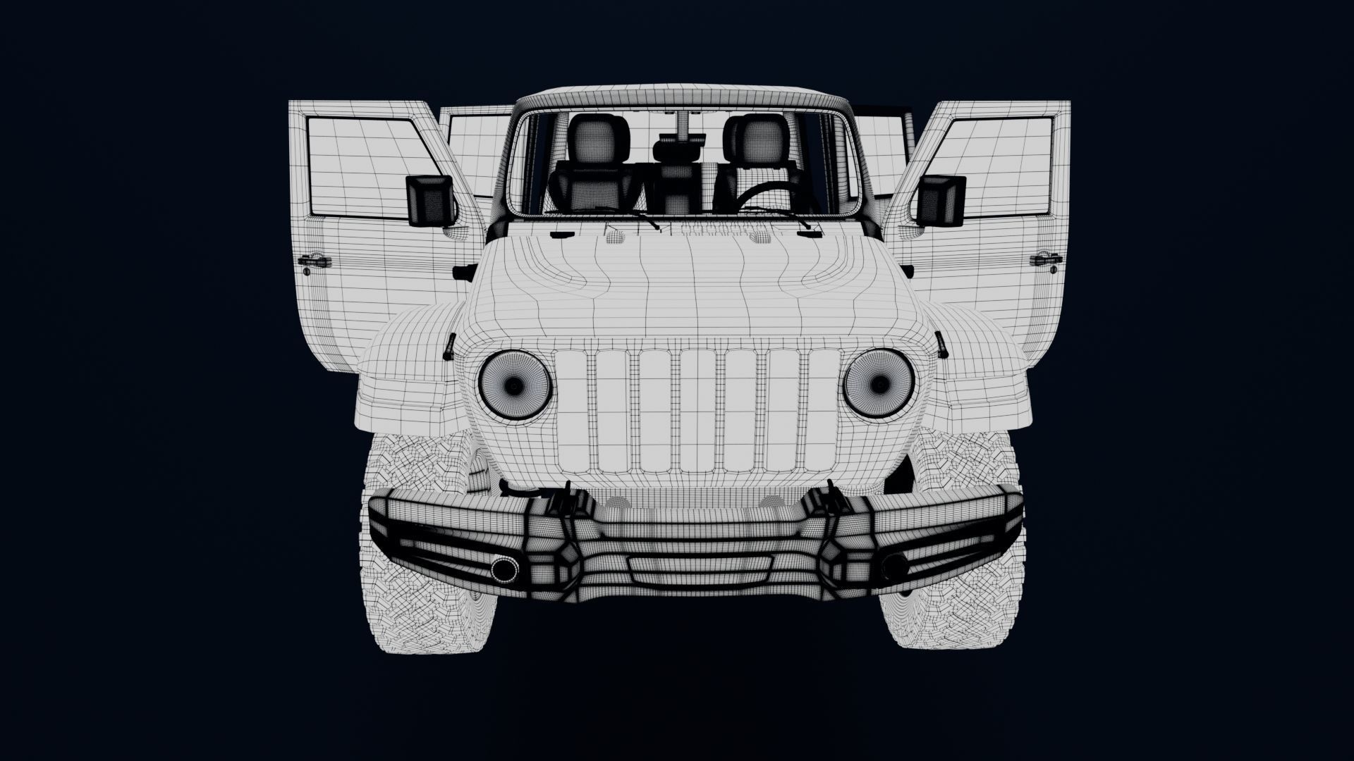 Jeep Gladiator 3D model_24