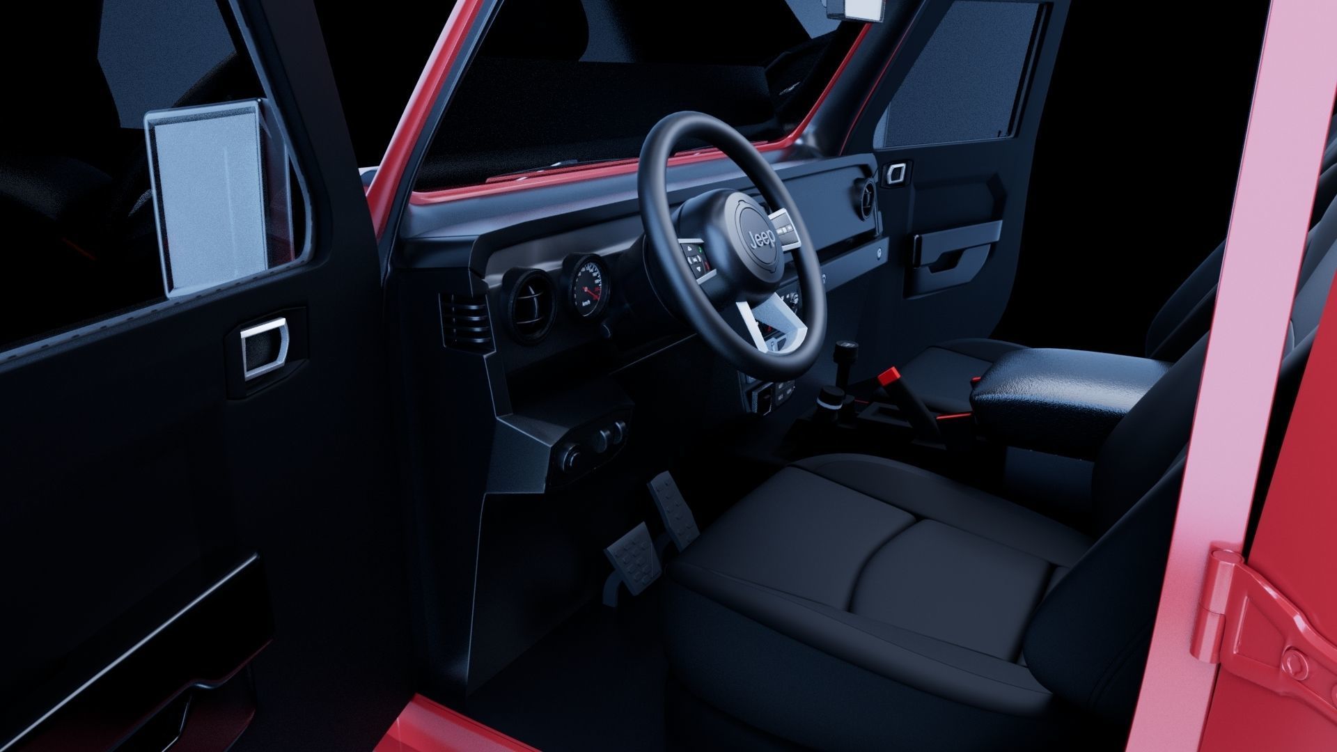 Jeep Gladiator 3D model_8