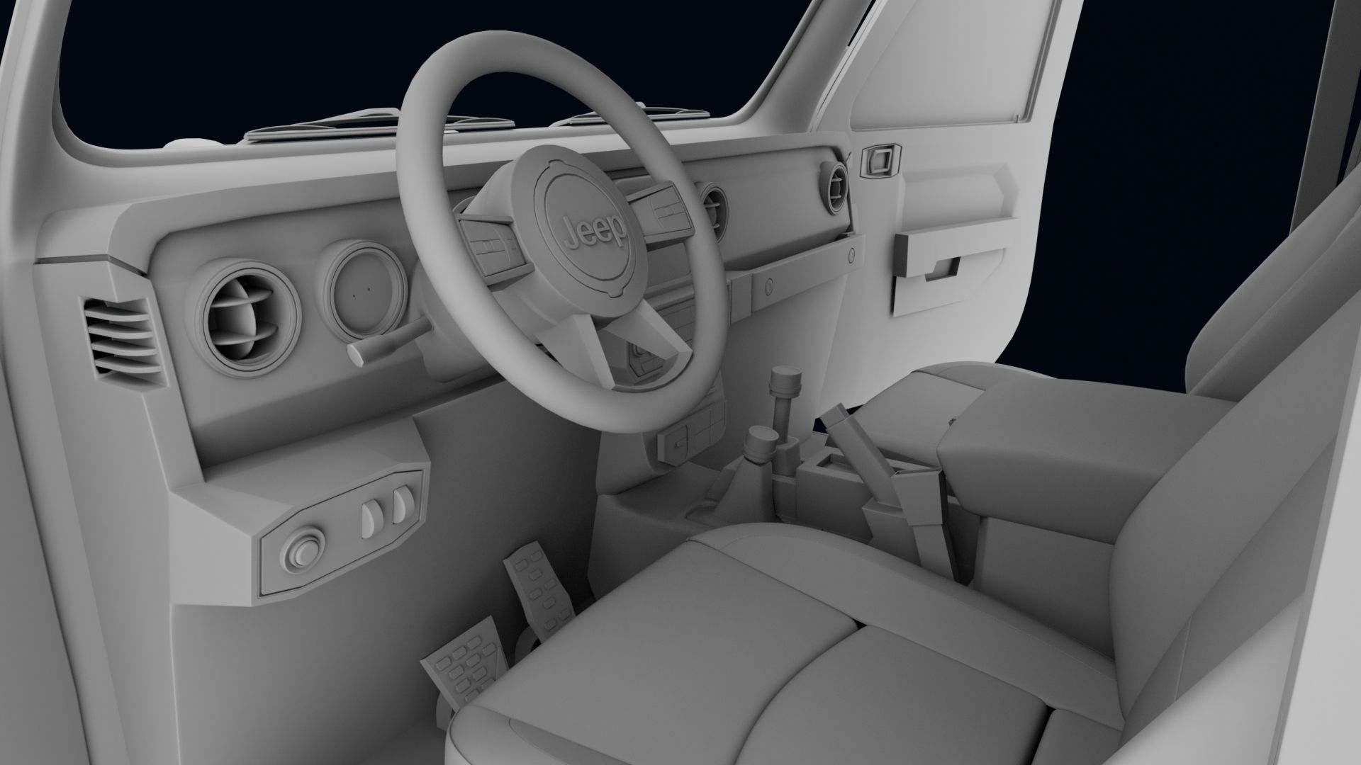 Jeep Gladiator 3D model_12